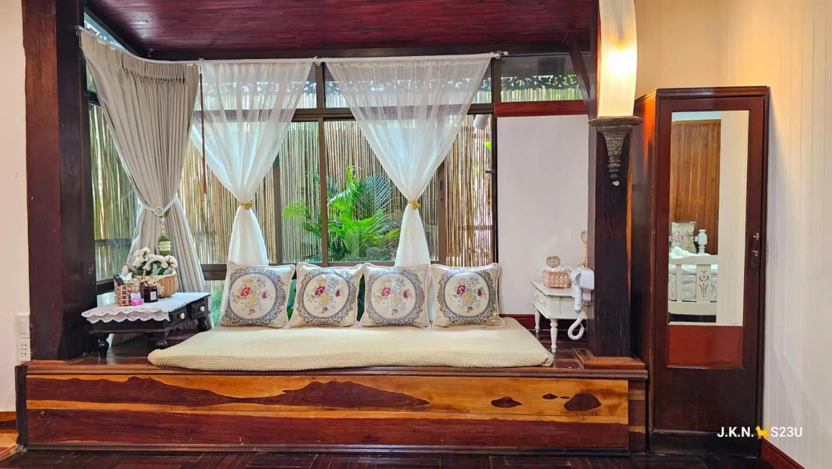 Photo of the whole room, Bed in The Antique Riverside Resort