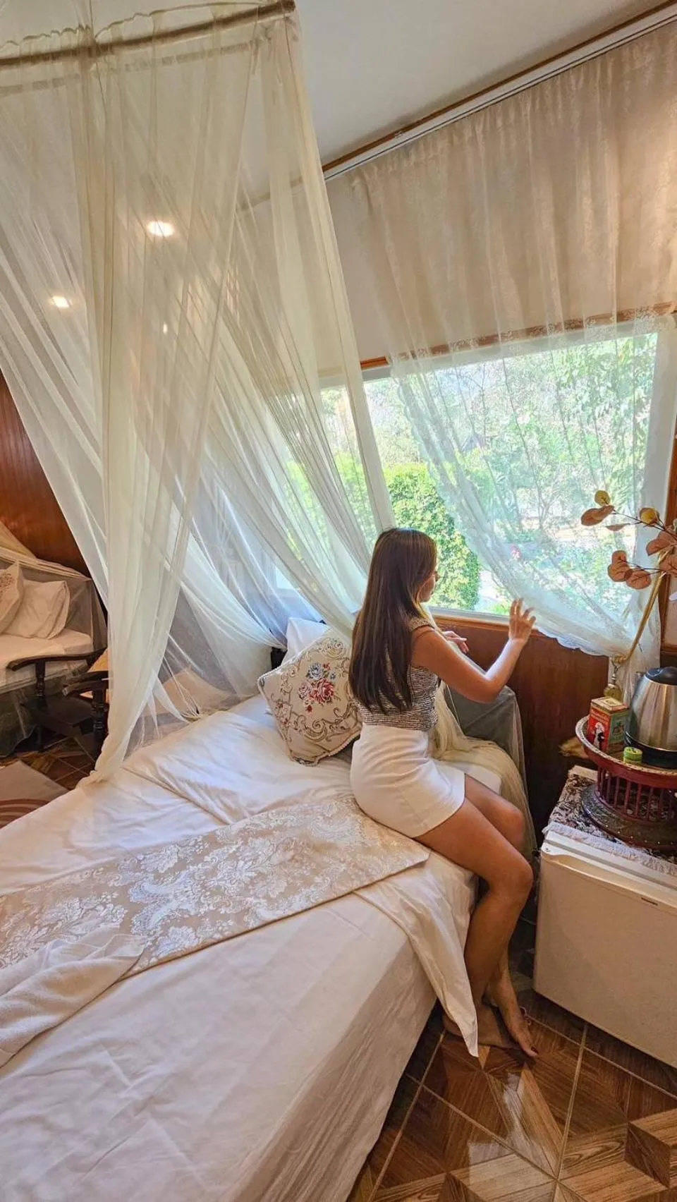 Bedroom, Bed in The Antique Riverside Resort