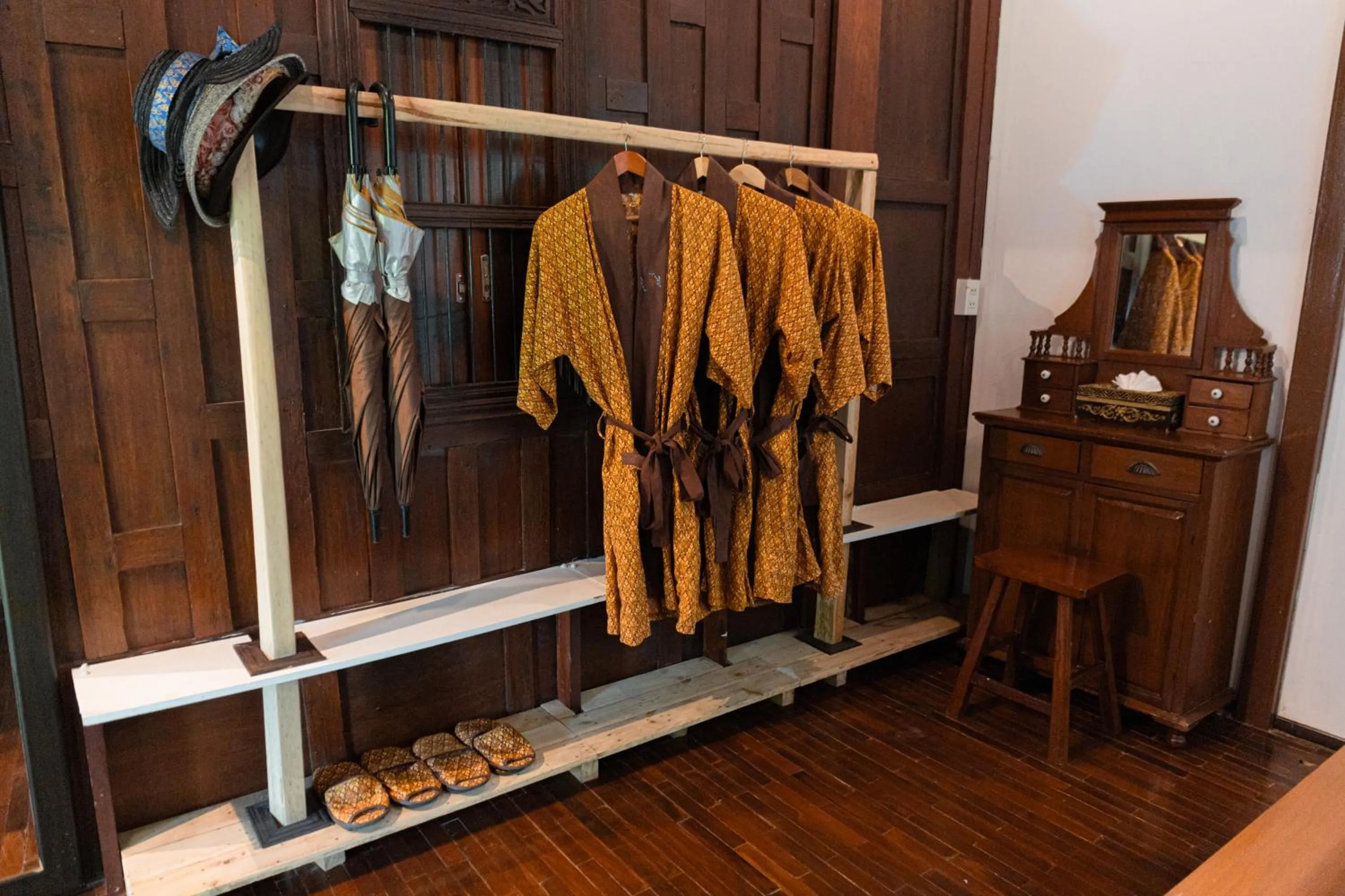 wardrobe in The Antique Riverside Resort