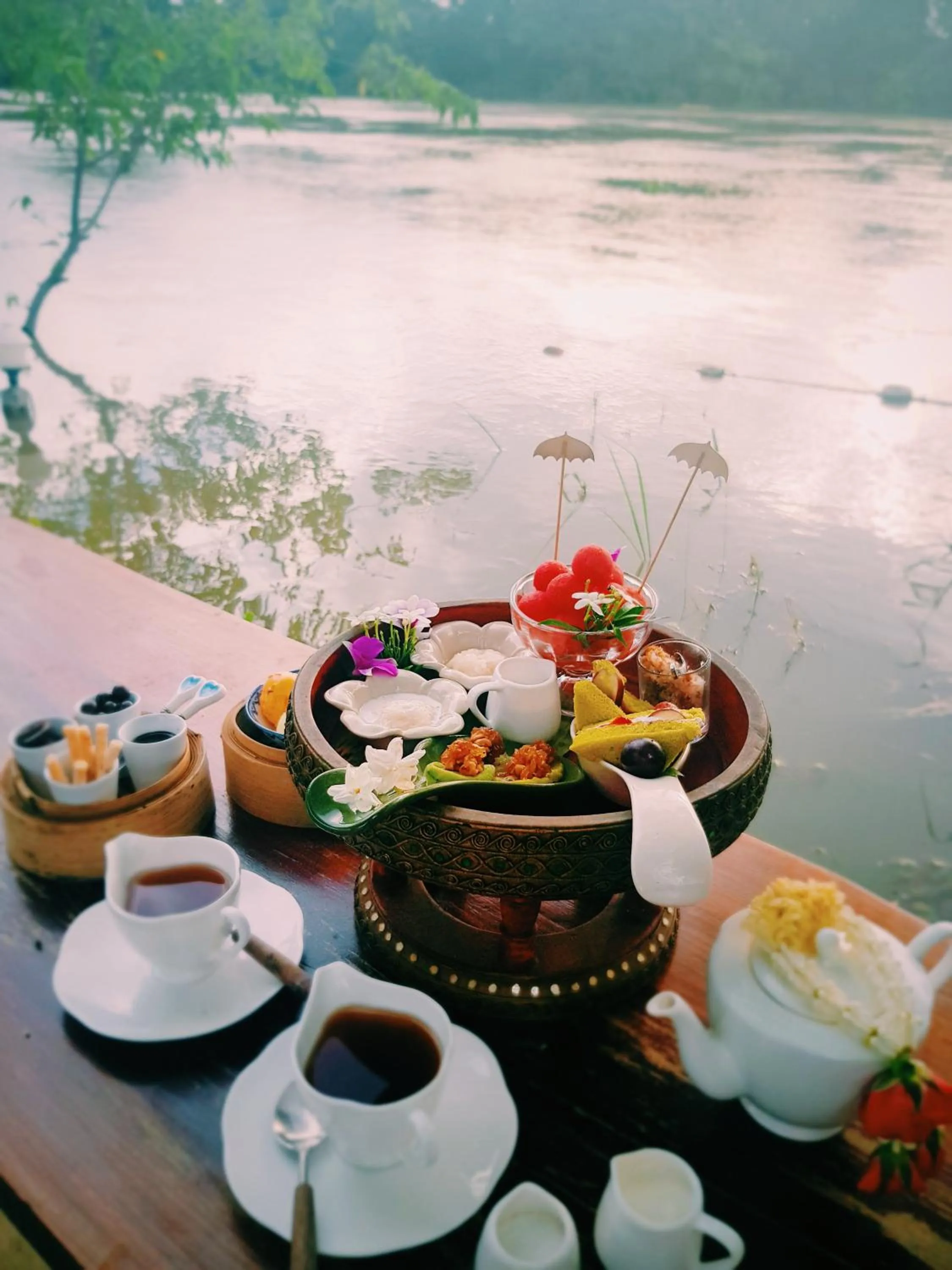 Food close-up in The Antique Riverside Resort