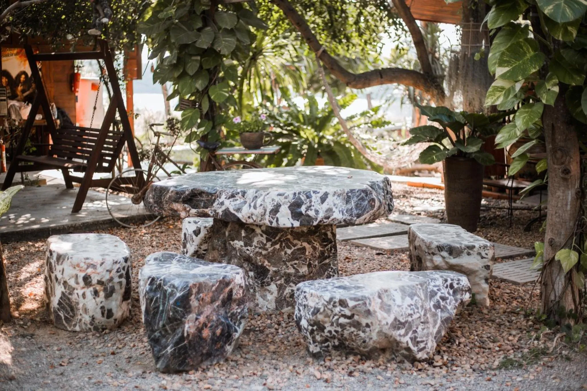 Garden in The Antique Riverside Resort