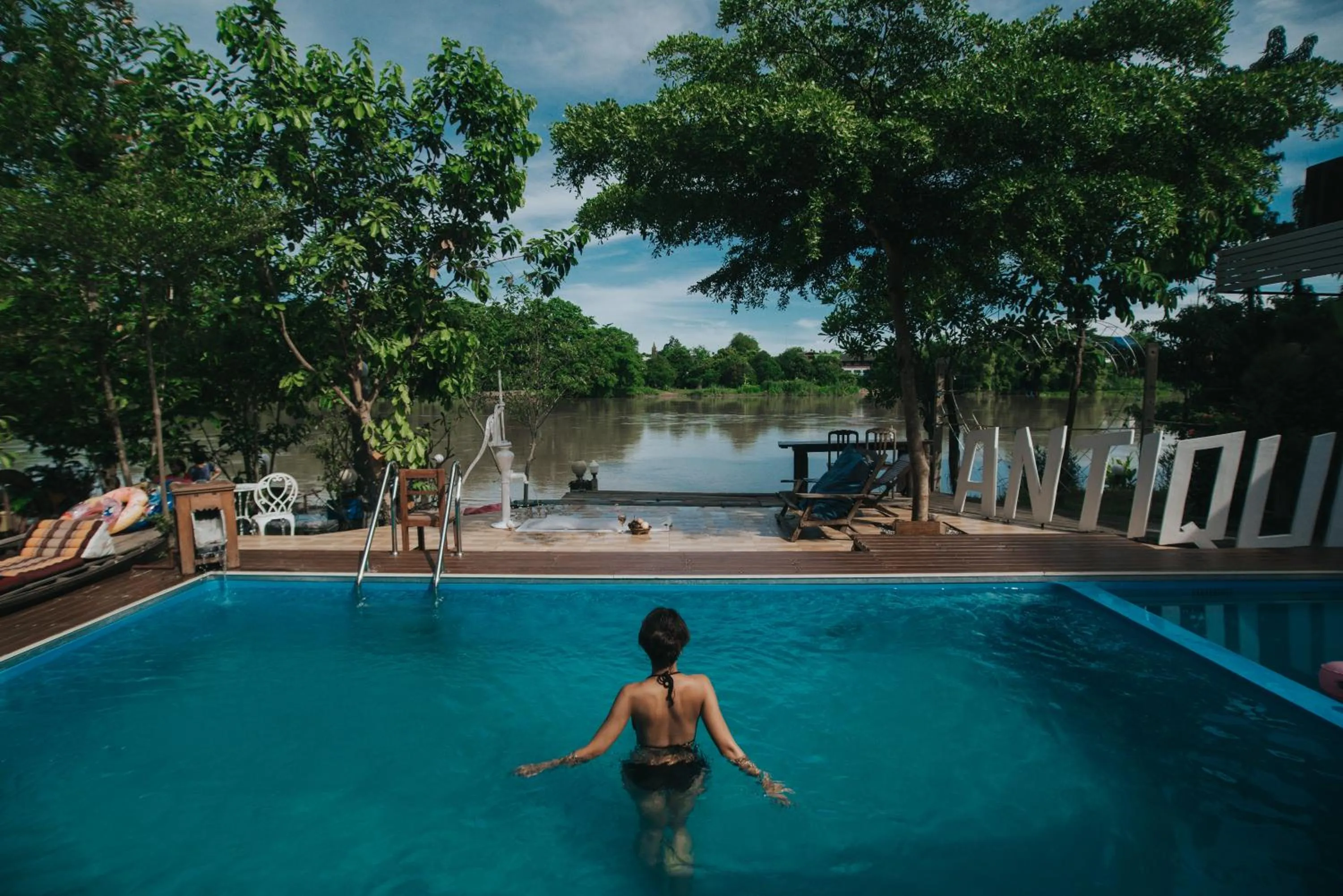 Day in The Antique Riverside Resort