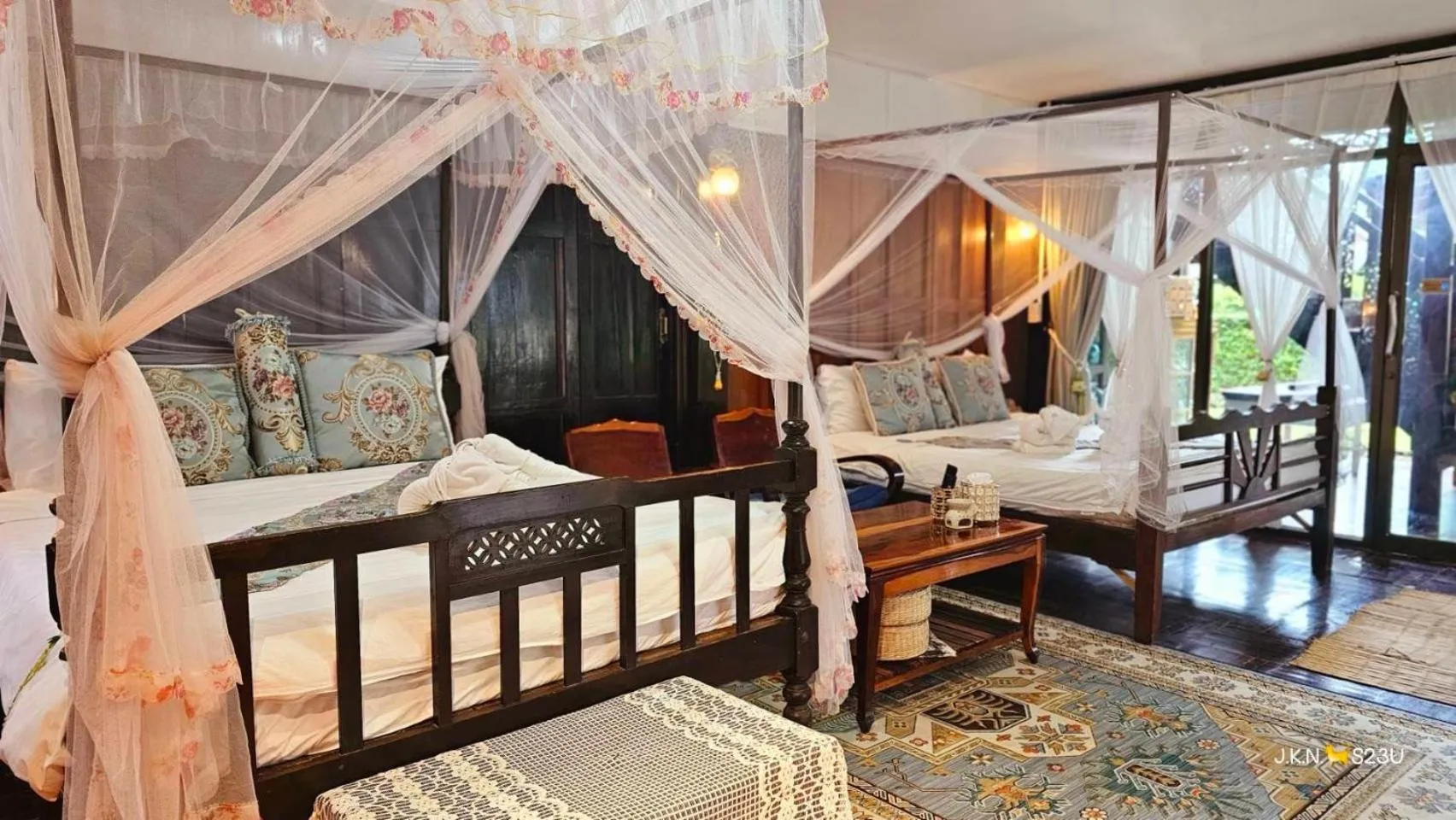 Bedroom, Bed in The Antique Riverside Resort