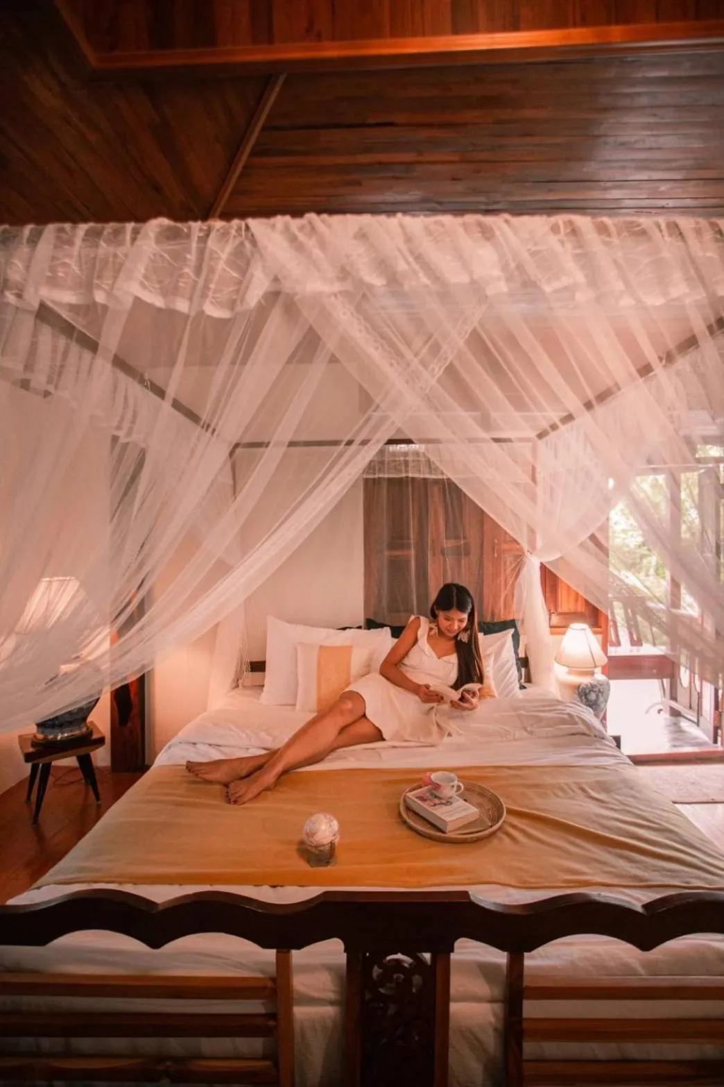 Bedroom, Bed in The Antique Riverside Resort