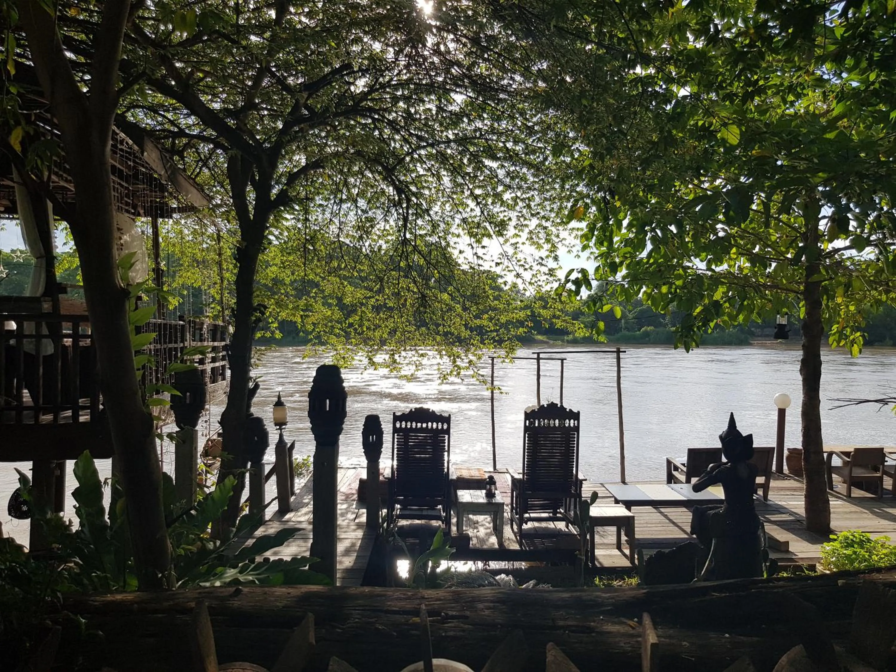 Patio in The Antique Riverside Resort