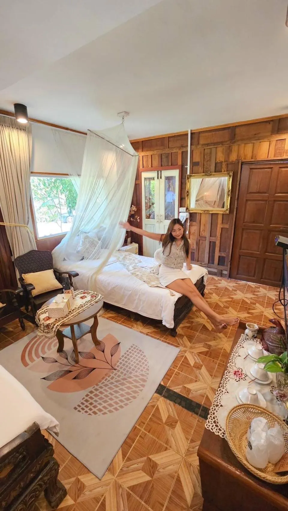 Bedroom, Bed in The Antique Riverside Resort