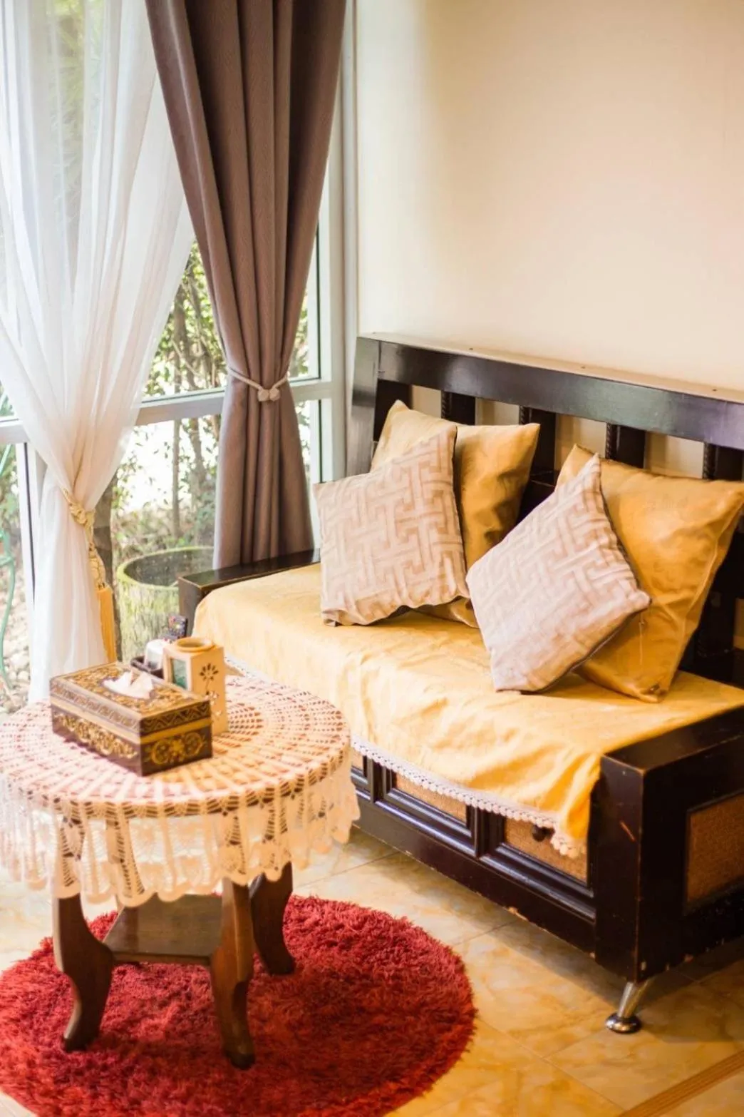 Seating area in The Antique Riverside Resort