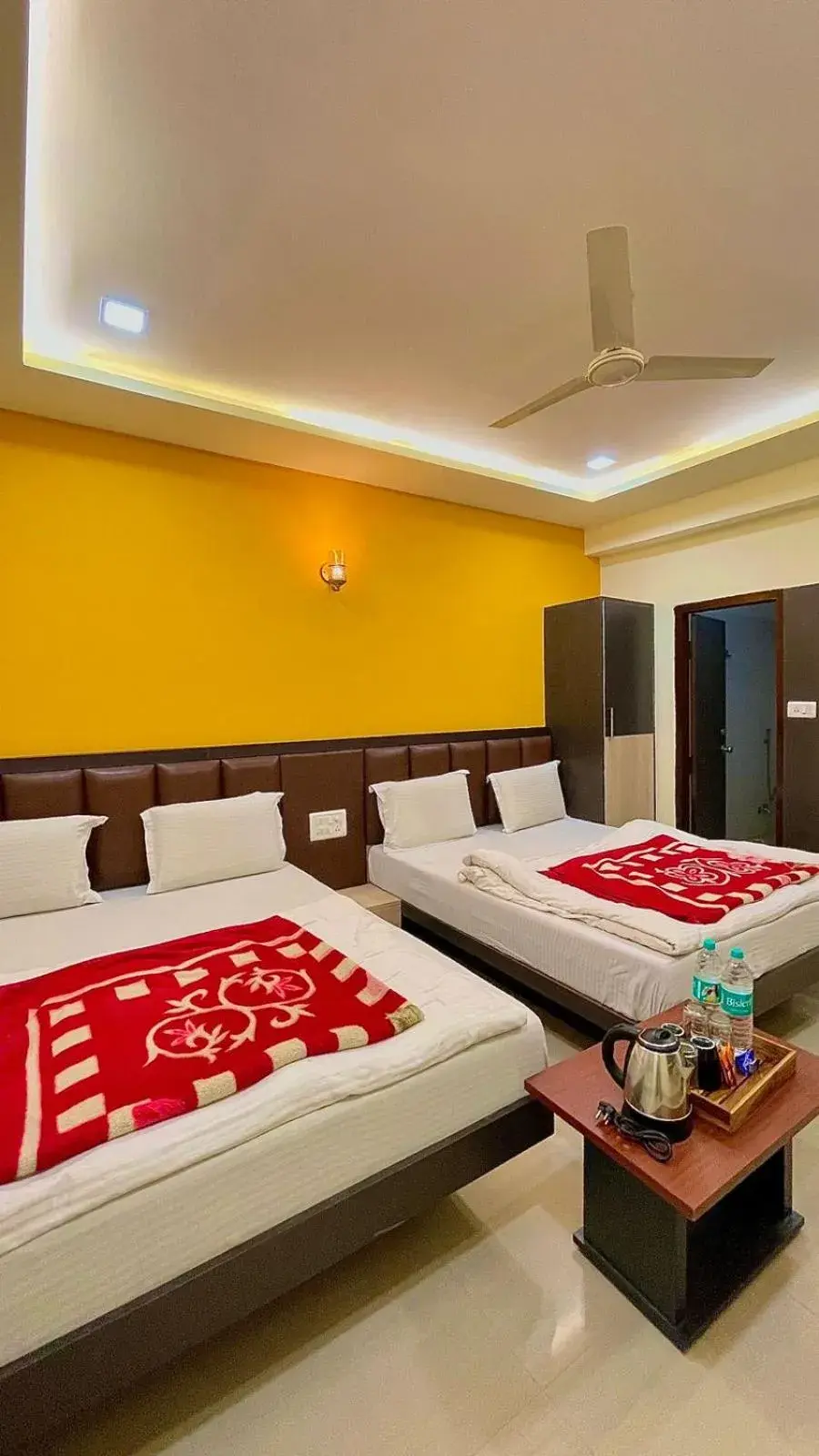 Bed in Hotel Ashapura Palace Bed in Hotel Ashapura Palace