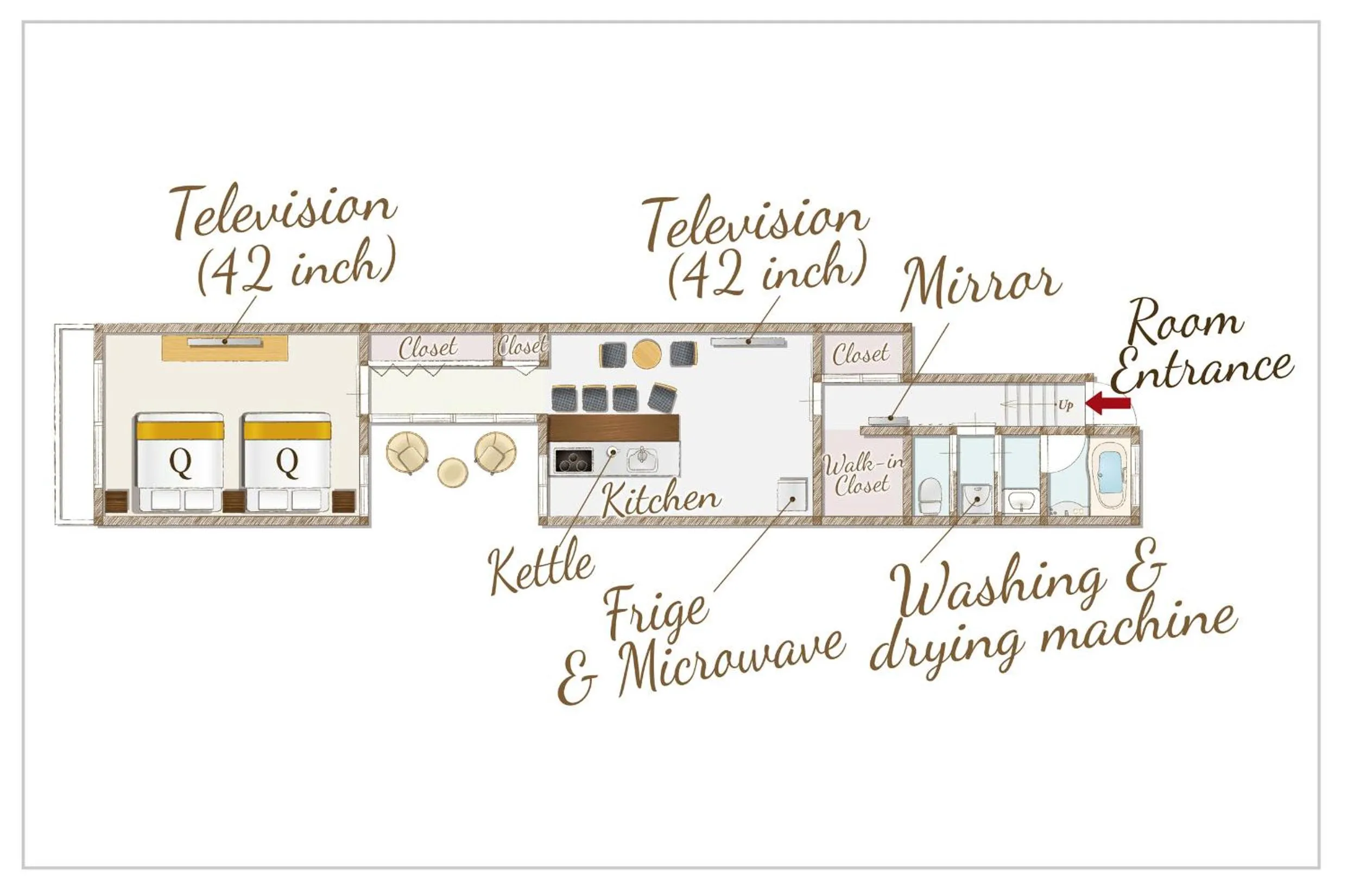 Floor plan in RESI STAY GION