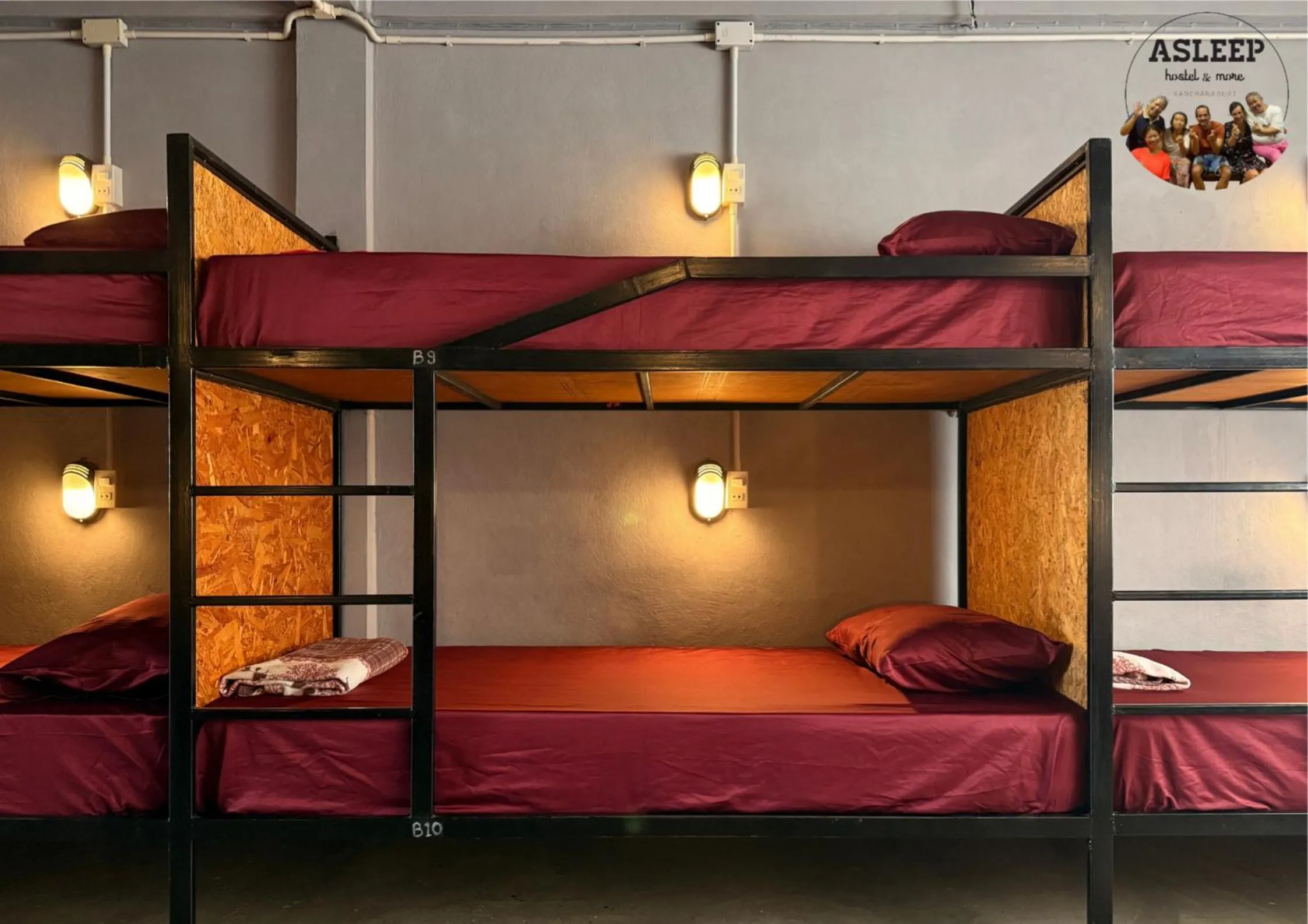 Bed in Asleep Hostel