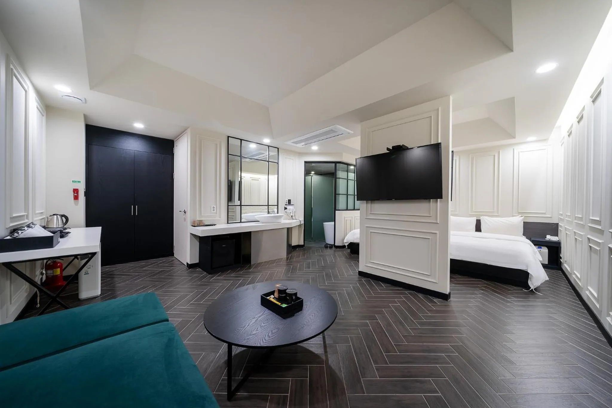 Bed in Boutique Hotel XYM Pyeongtaek