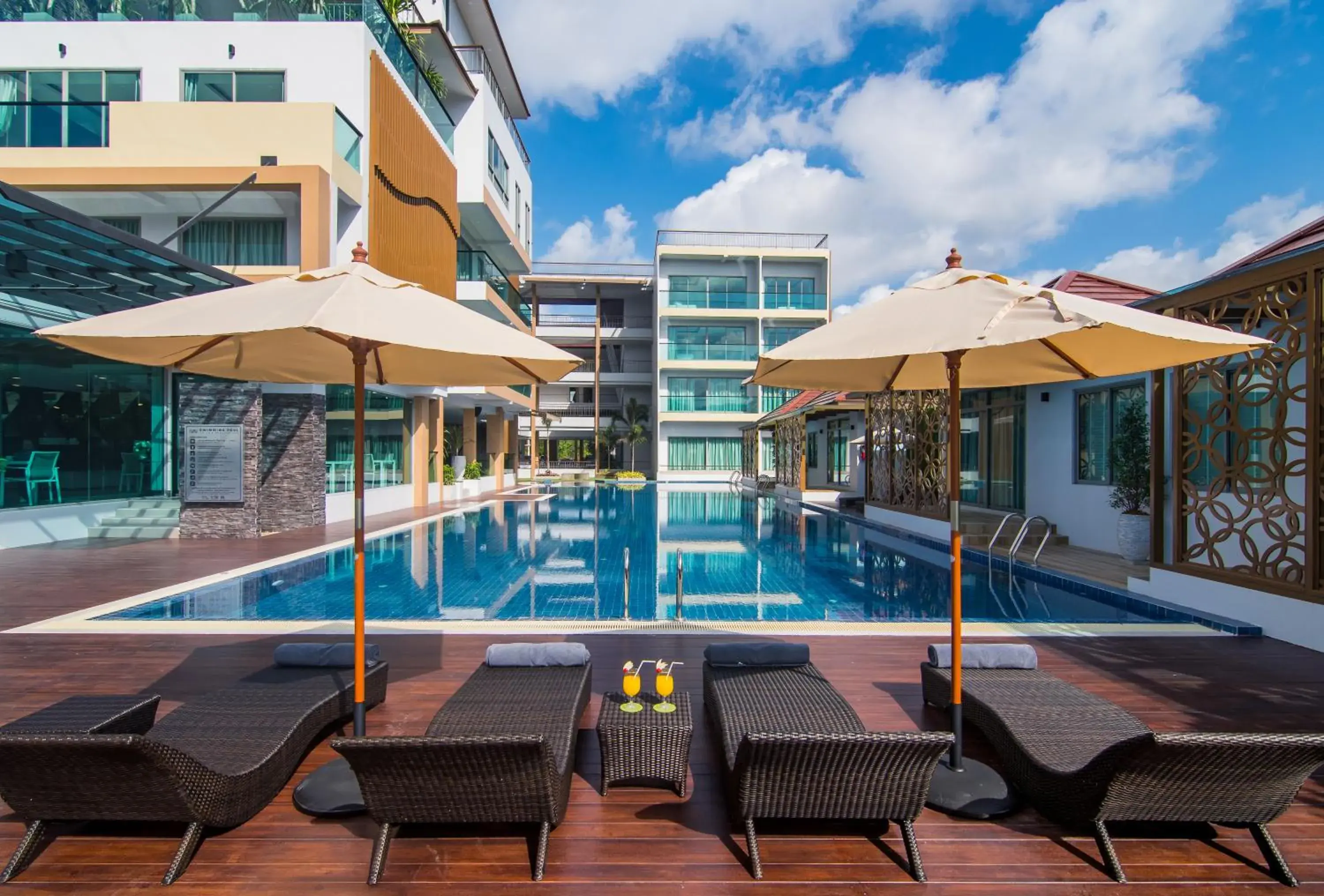 Pool view in The Peak Pool view in The Peak