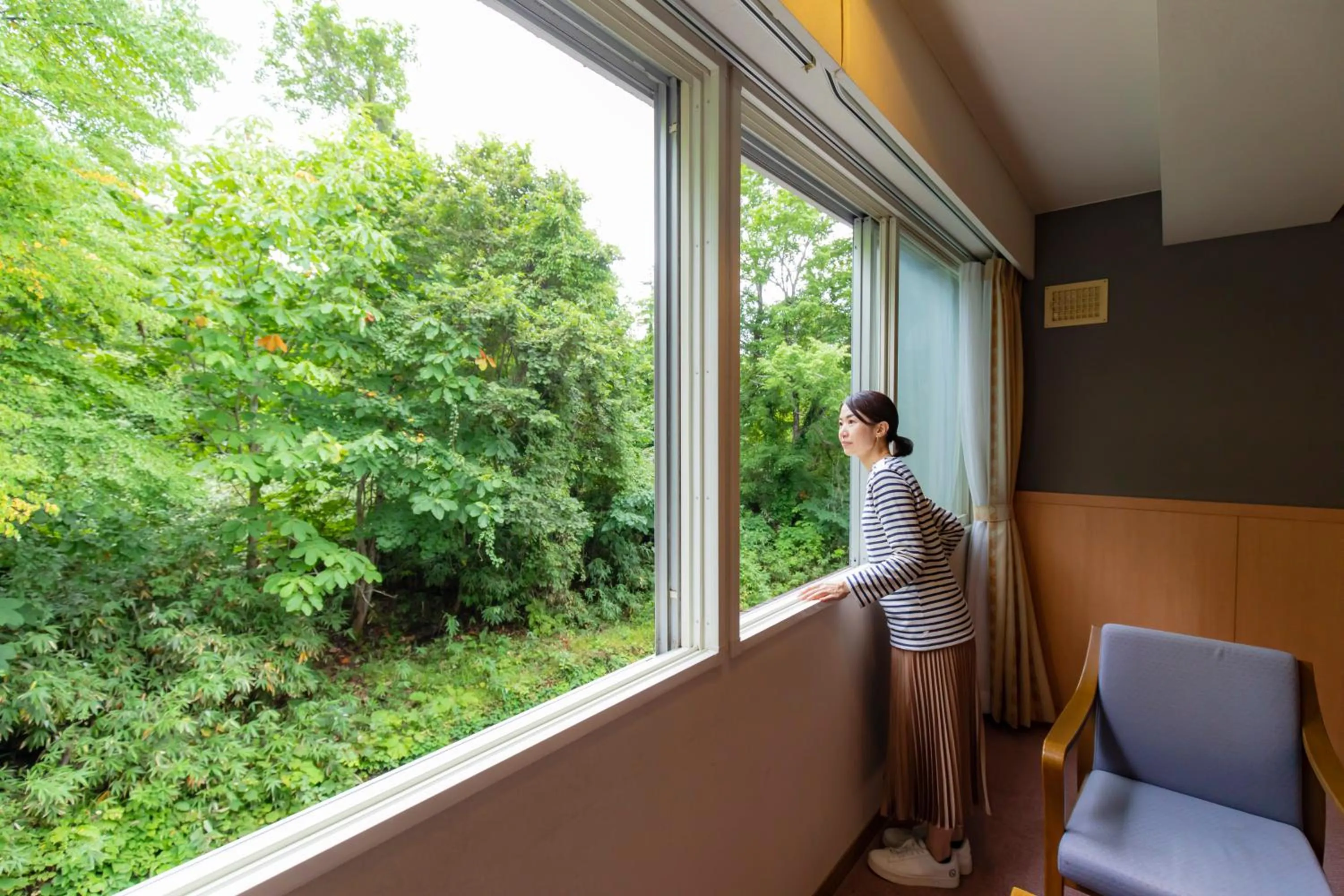 Garden view in Kyukamura Shikotsuko