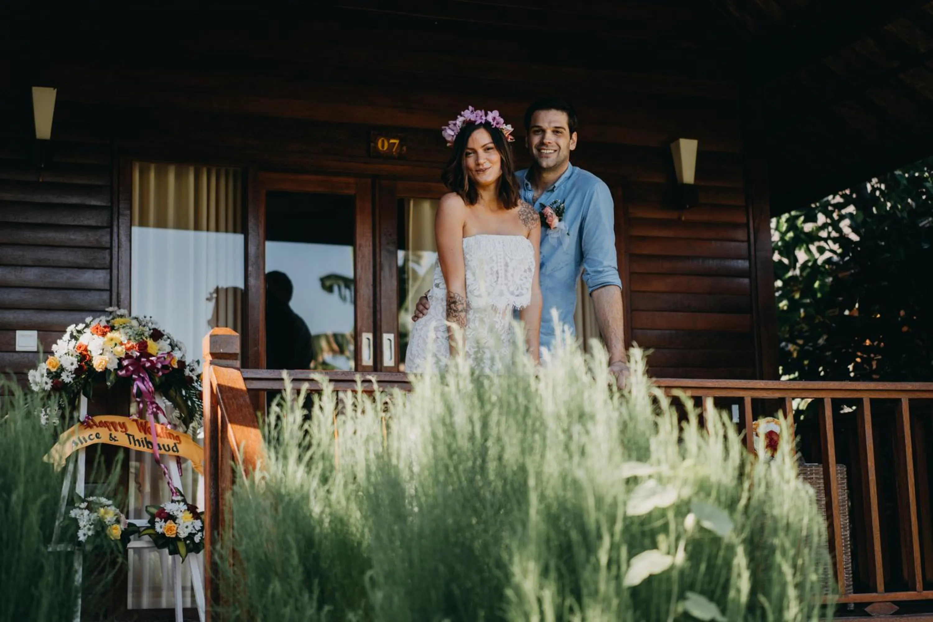 Garden view in Royal Retreat Villa's Lembongan