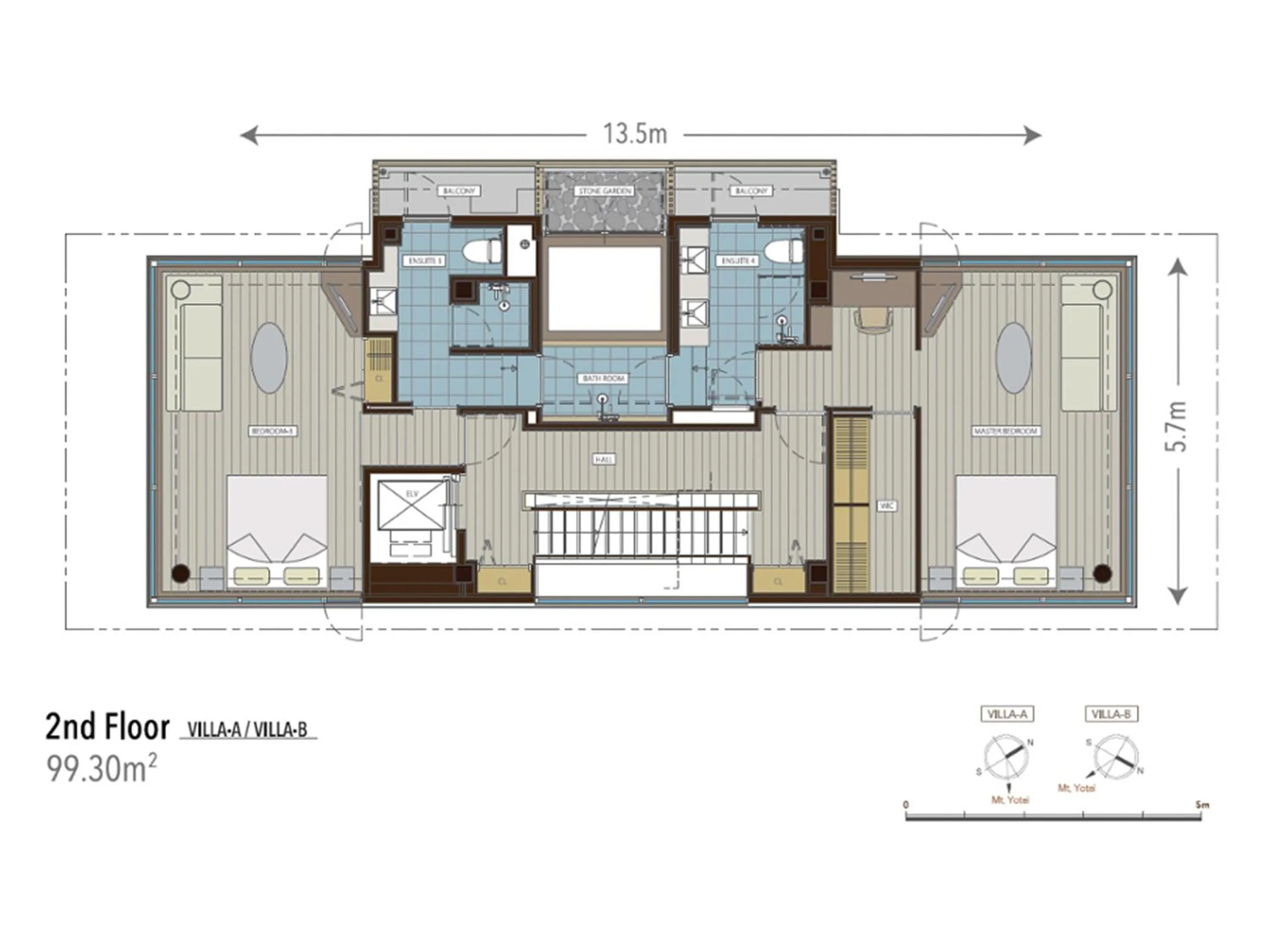 Floor plan in AYA Villa