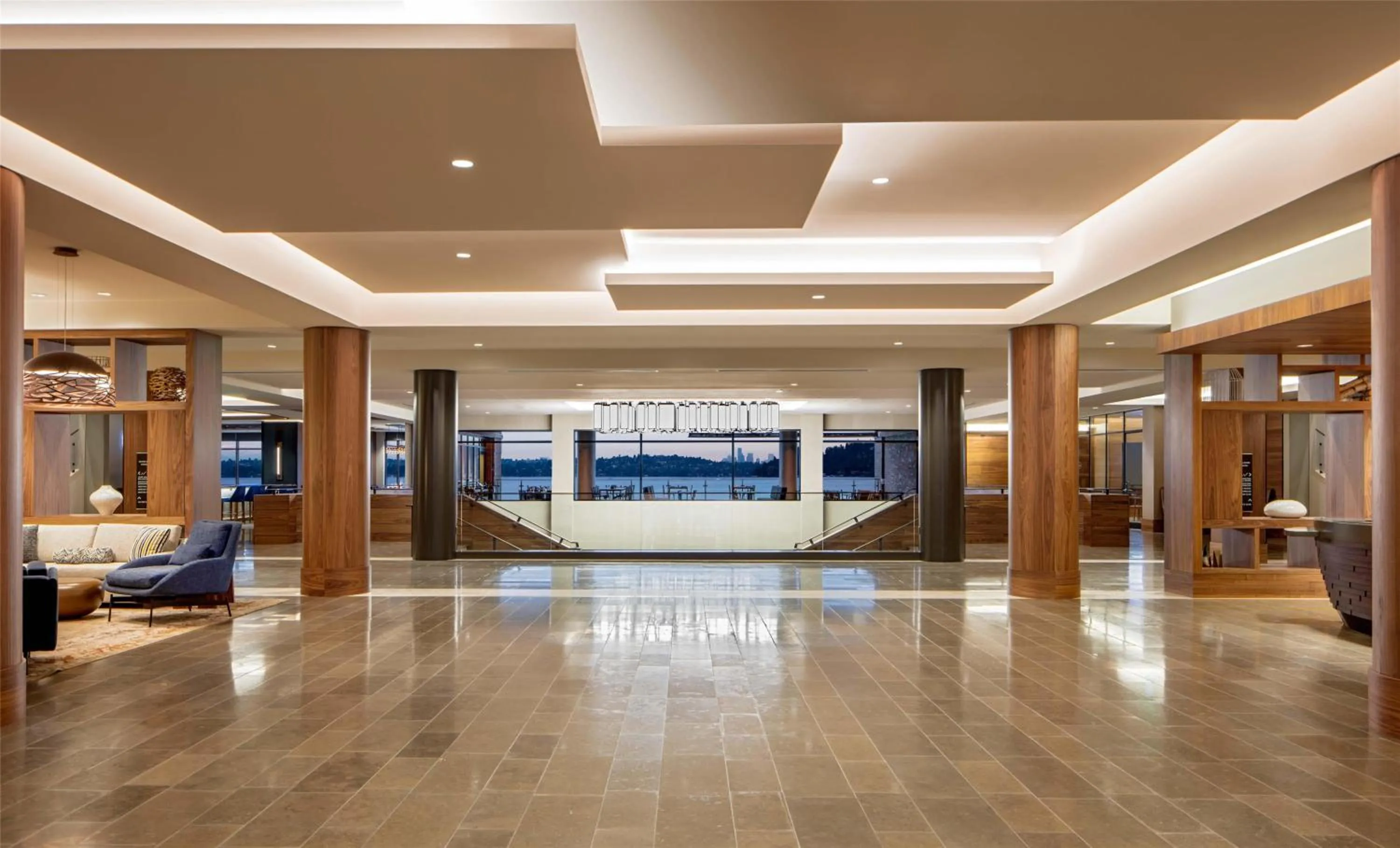 Lobby or reception in Hyatt Regency Lake Washington at Seattle's Southport