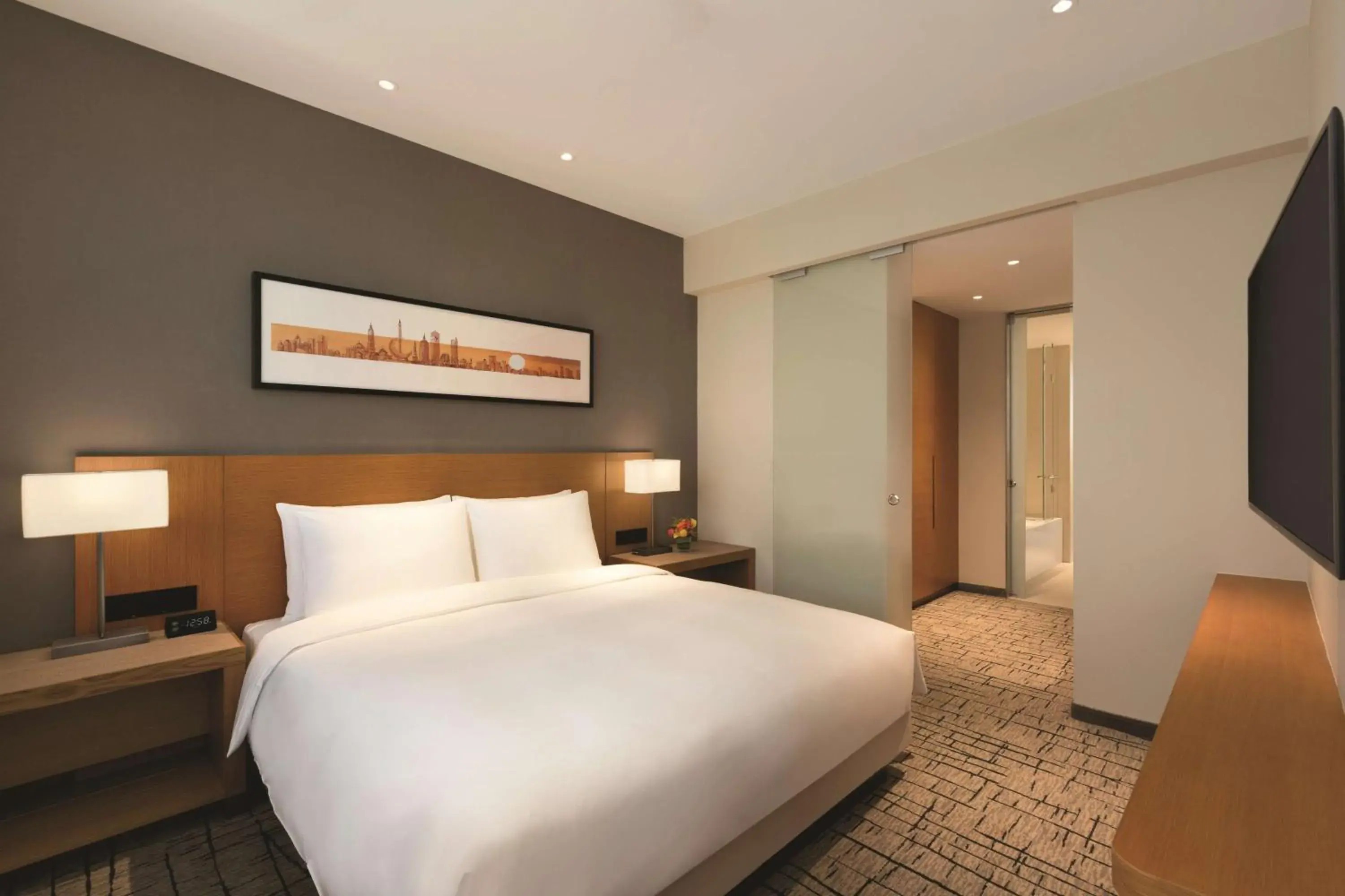 Photo of the whole room, Bed in Hyatt Place Yinchuan Yuecaicheng Photo of the whole room, Bed in Hyatt Place Yinchuan Yuecaicheng