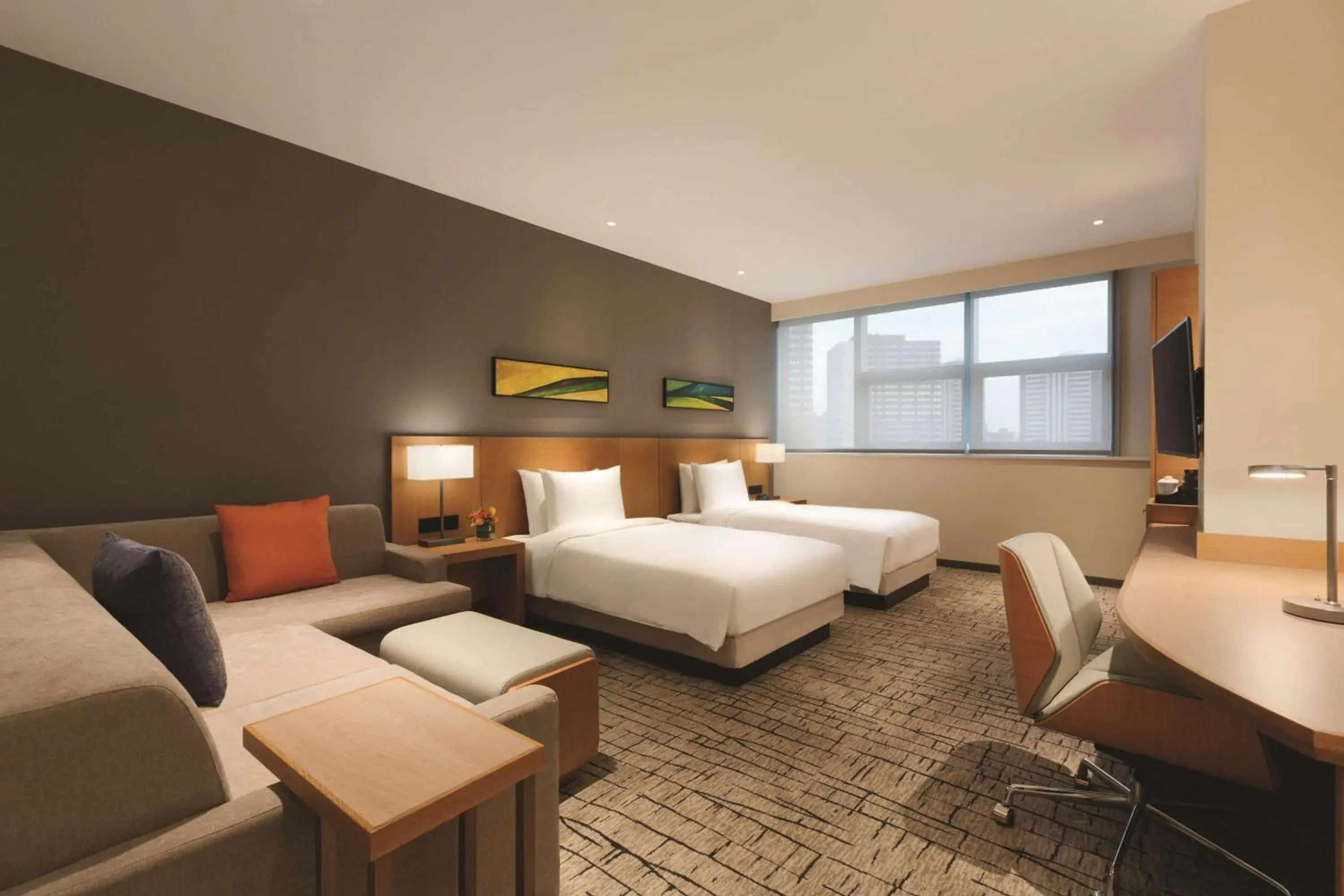 Photo of the whole room, Bed in Hyatt Place Yinchuan Yuecaicheng Photo of the whole room, Bed in Hyatt Place Yinchuan Yuecaicheng