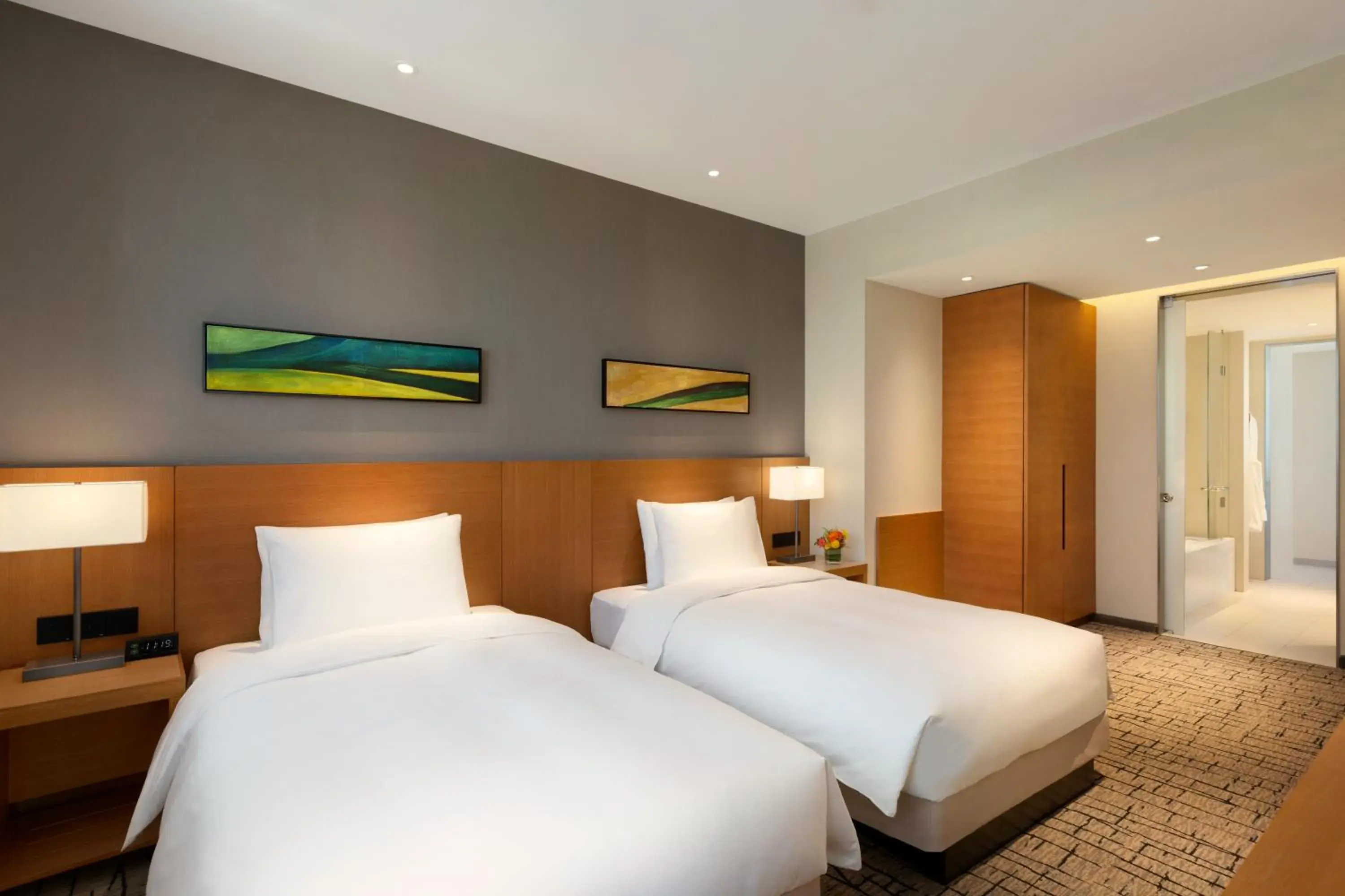 Bed in Hyatt Place Yinchuan Yuecaicheng Bed in Hyatt Place Yinchuan Yuecaicheng