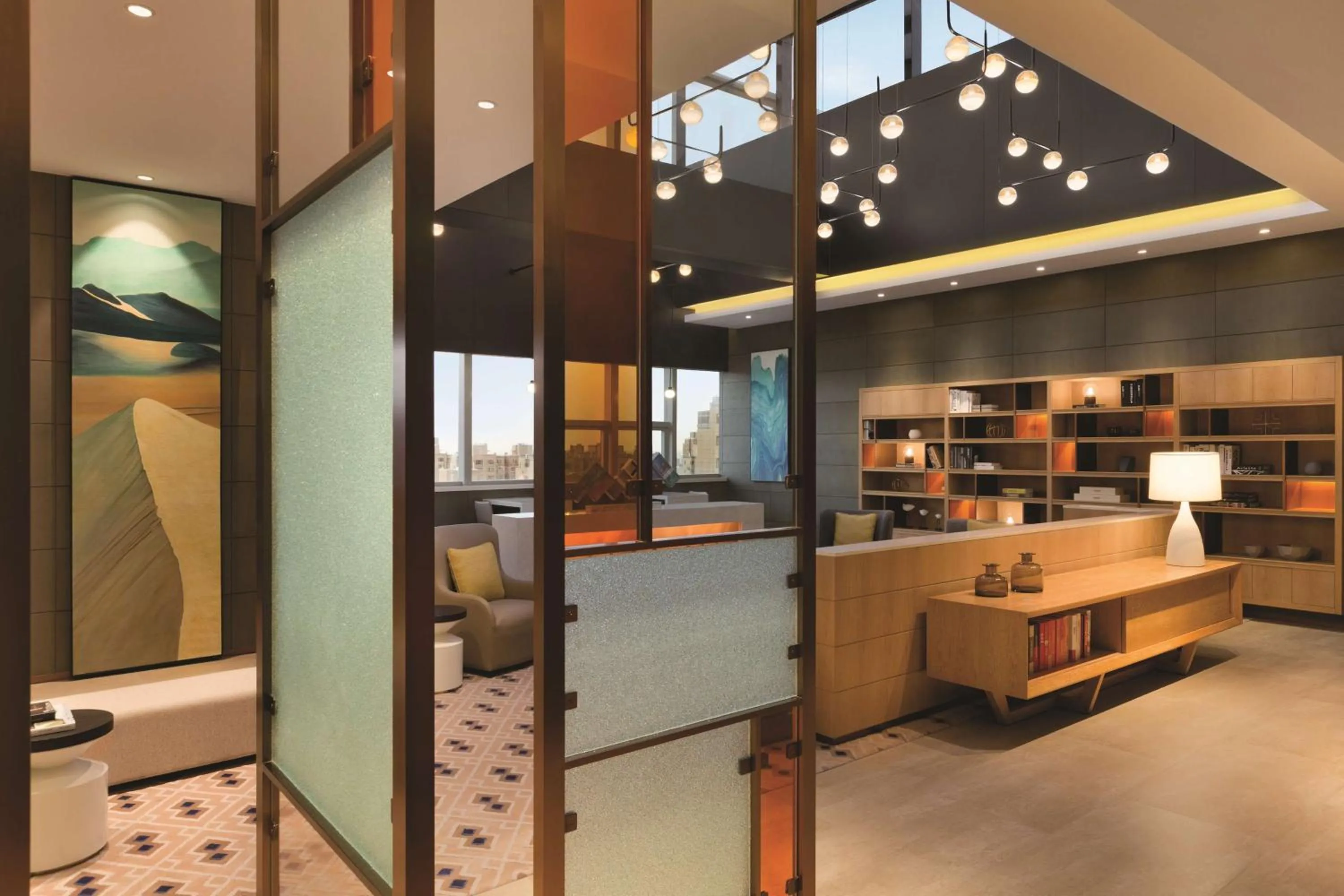 Lobby or reception in Hyatt Place Yinchuan Yuecaicheng