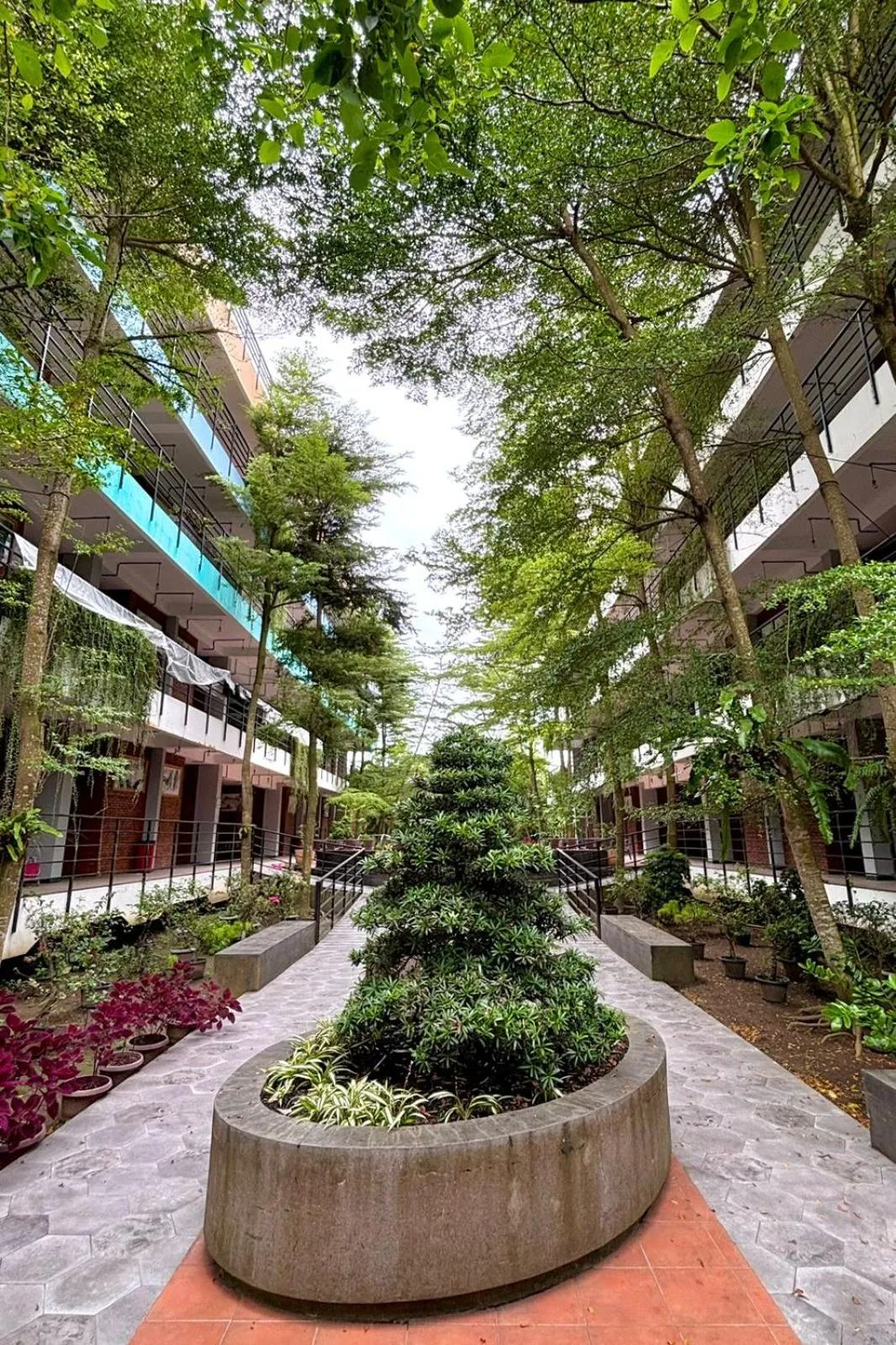 Garden view in Thong's Inn Hotel Kualanamu