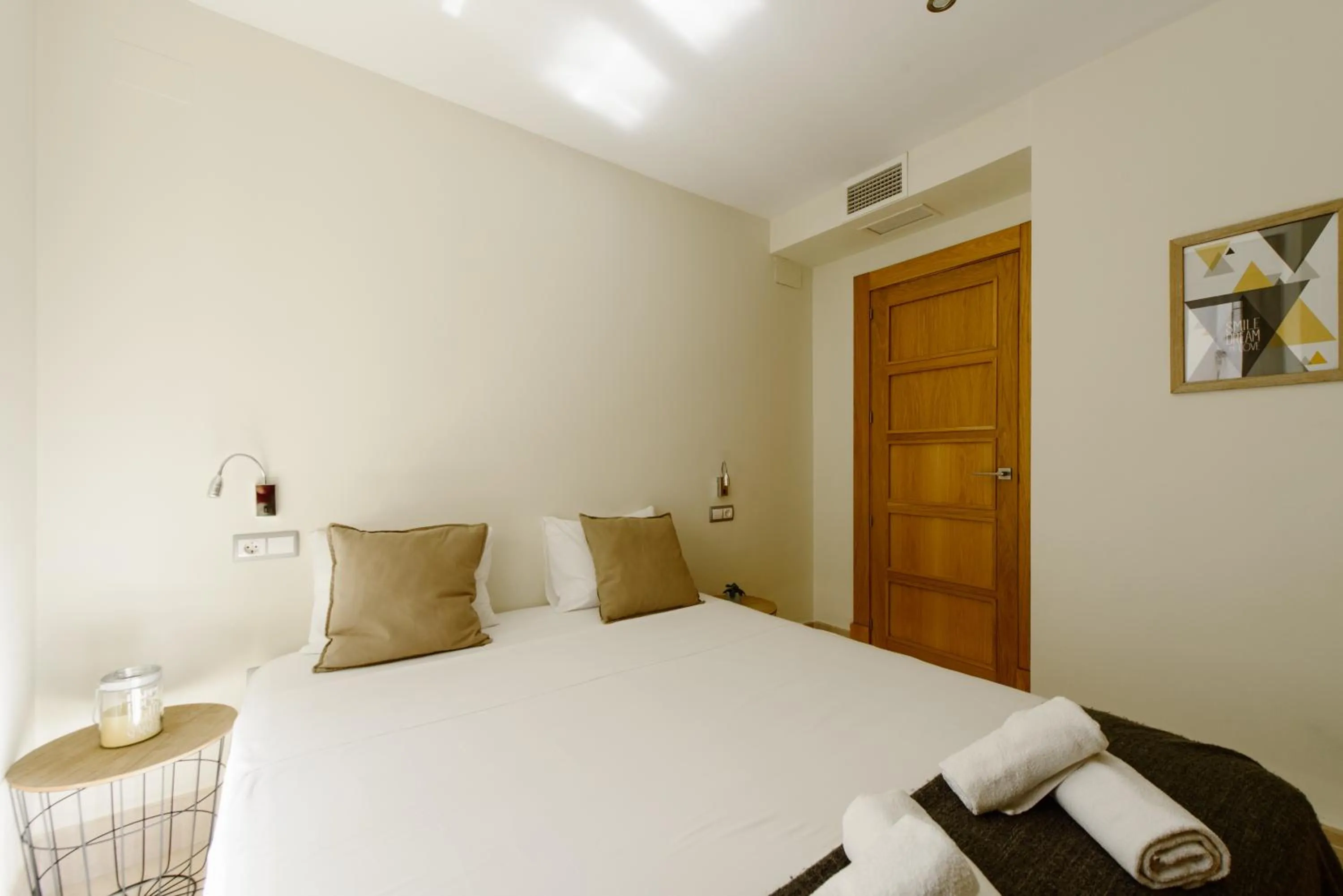 Bed in 1E Azofaifo St Apartment