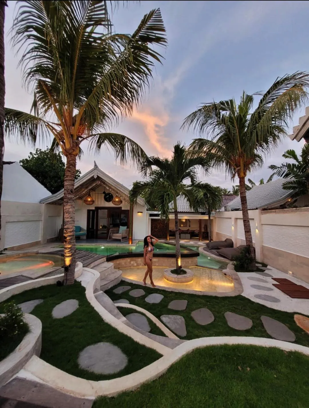 Pool view in The White Key Luxury Villas