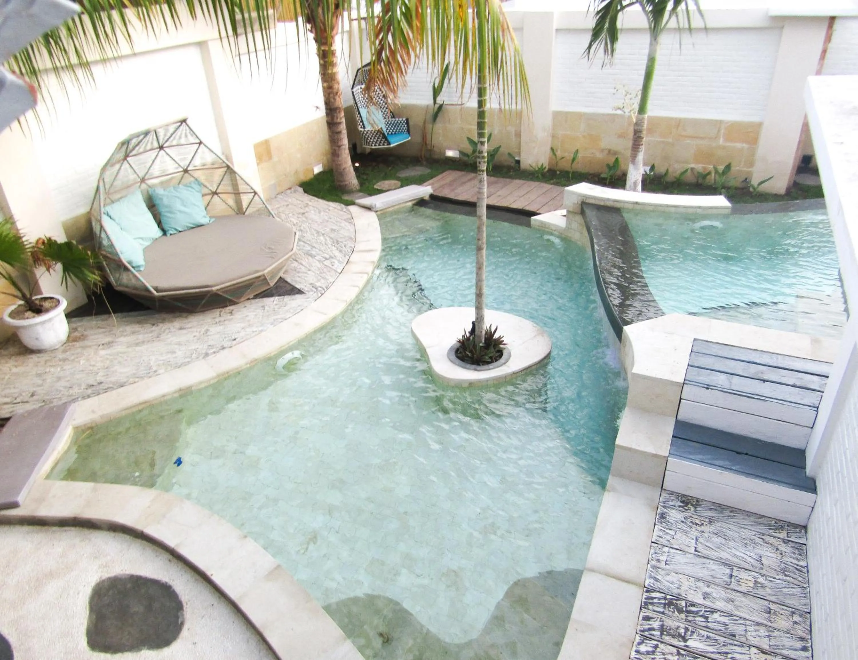 Pool view in The White Key Luxury Villas