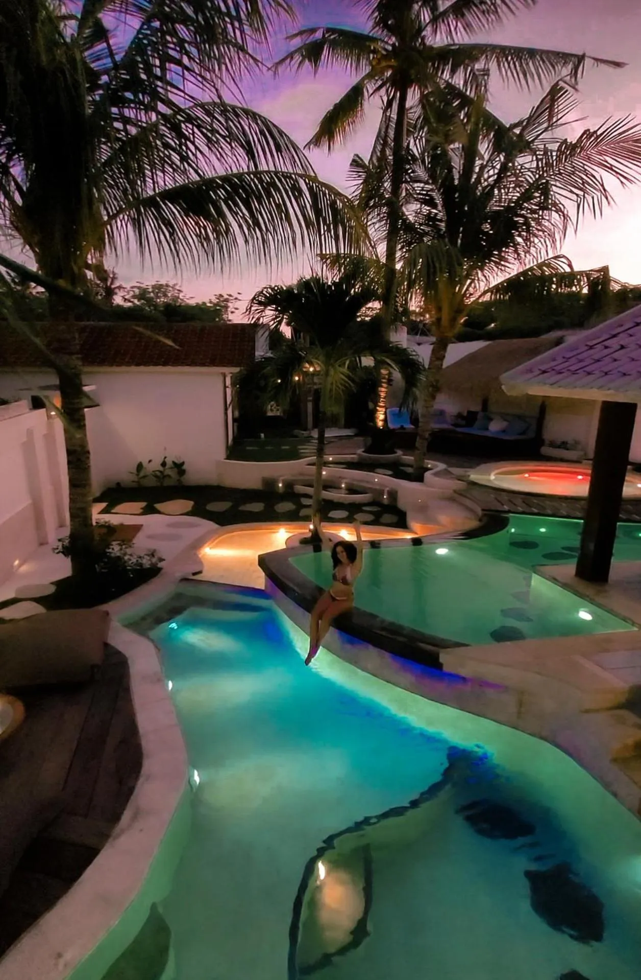 Pool view in The White Key Luxury Villas