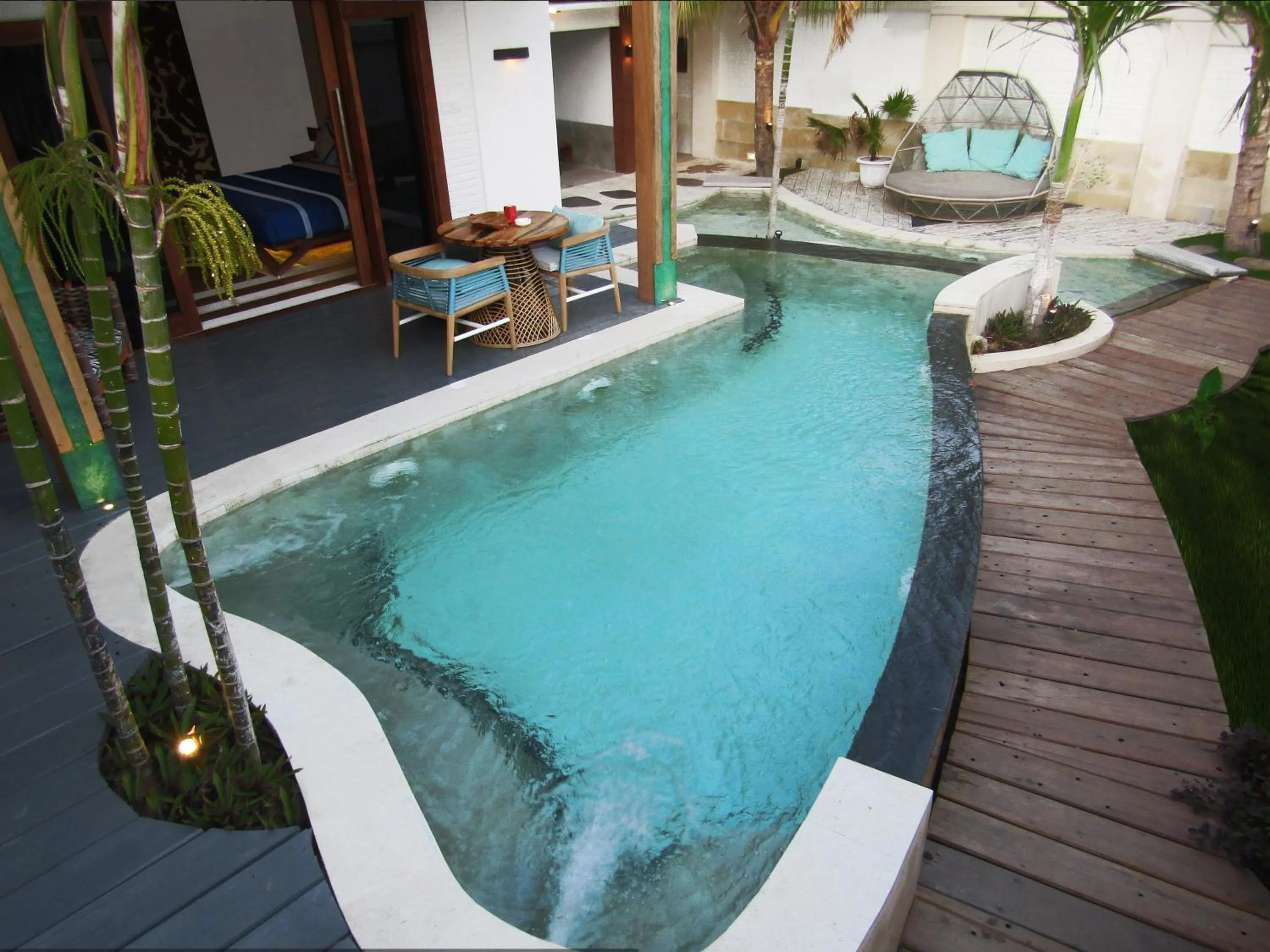 Pool view in The White Key Luxury Villas