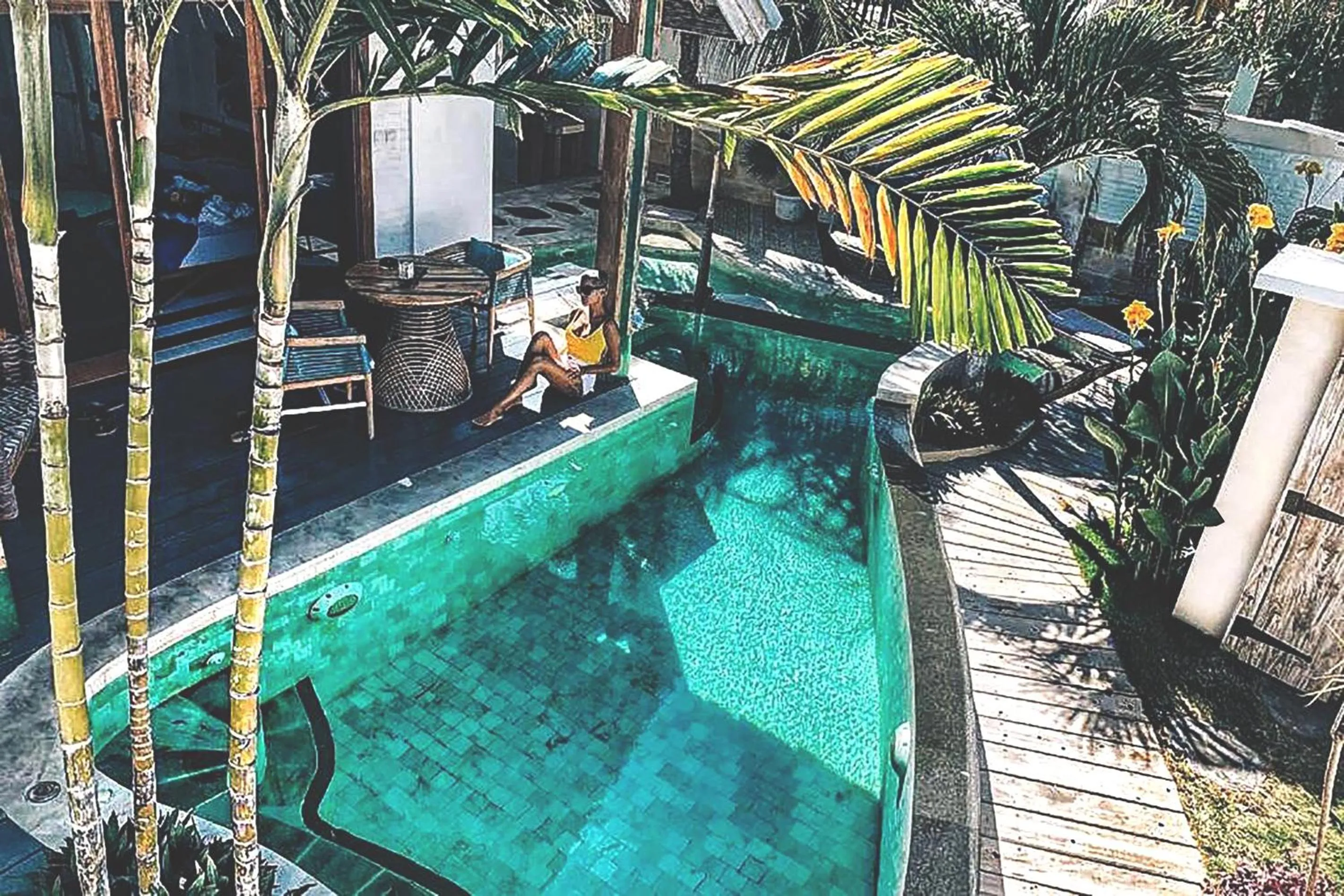 Swimming pool in The White Key Luxury Villas