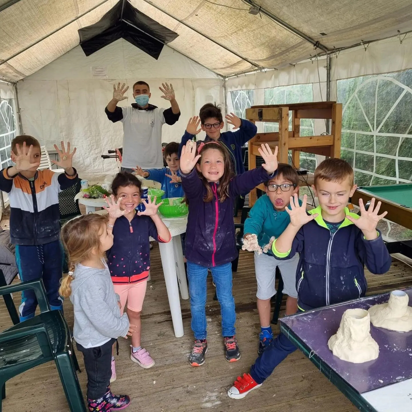 Kids's club in Camping de Tauves