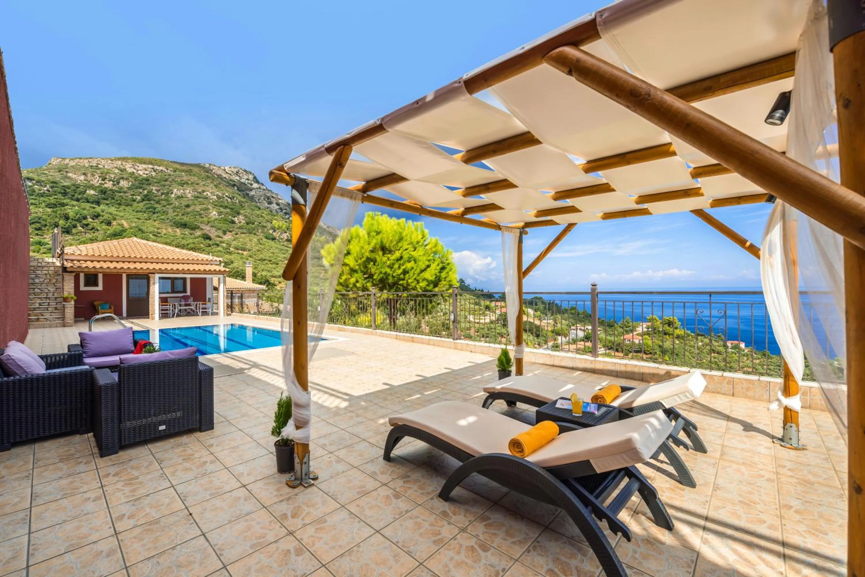 Balcony/Terrace in Villa Socrates