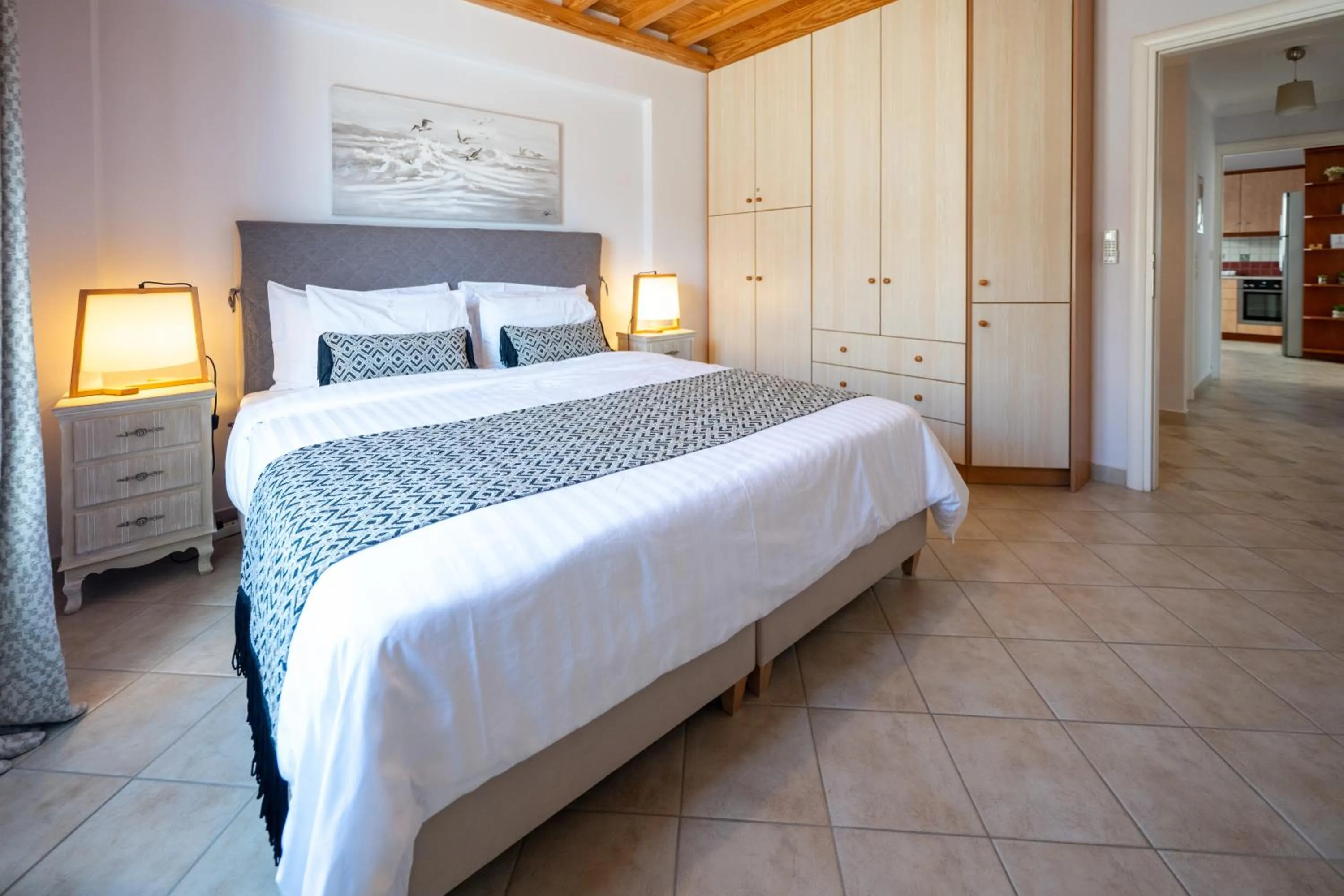 Bed in Modus Vivendi Villas