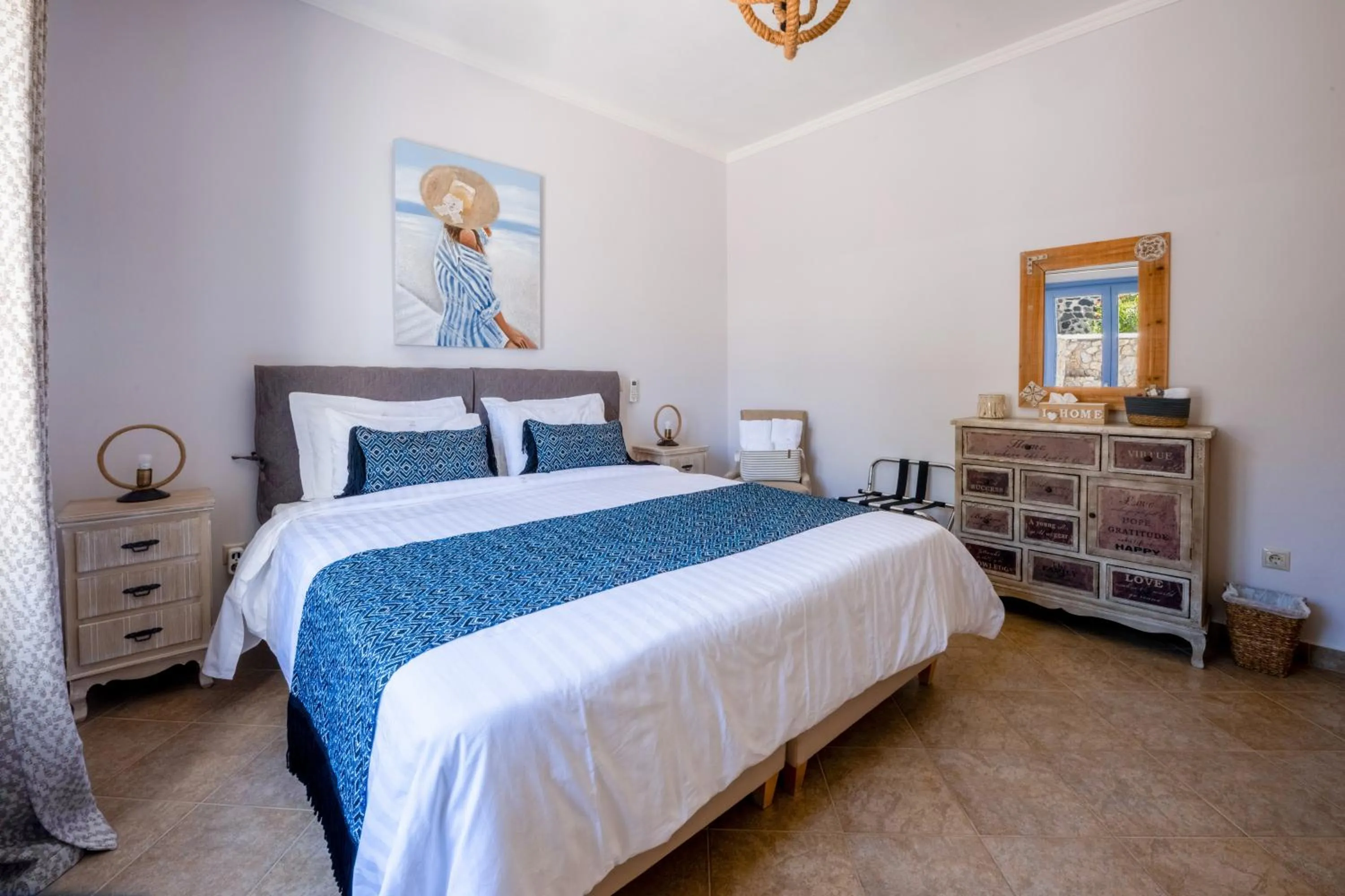 Bed in Modus Vivendi Villas