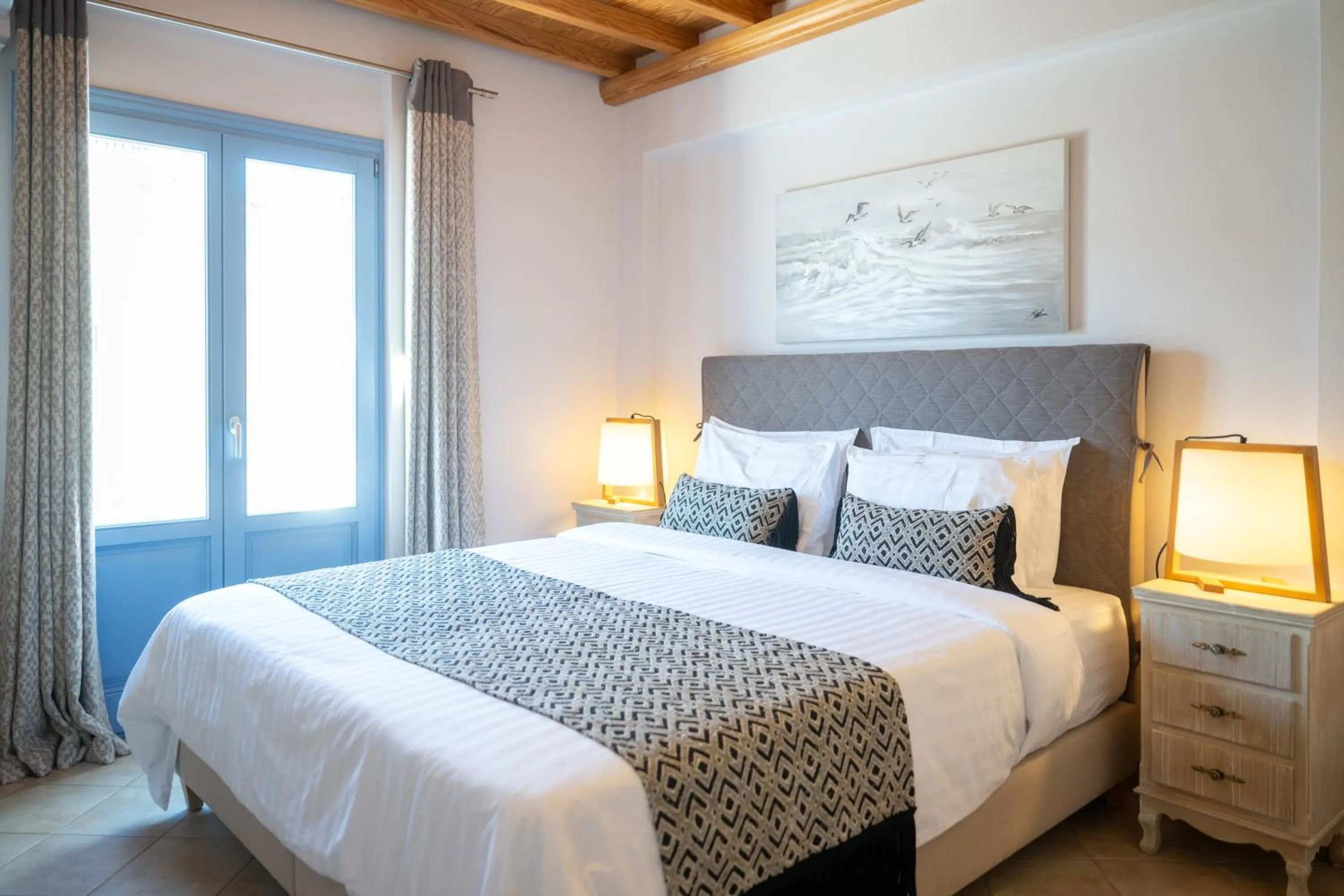 Bed in Modus Vivendi Villas