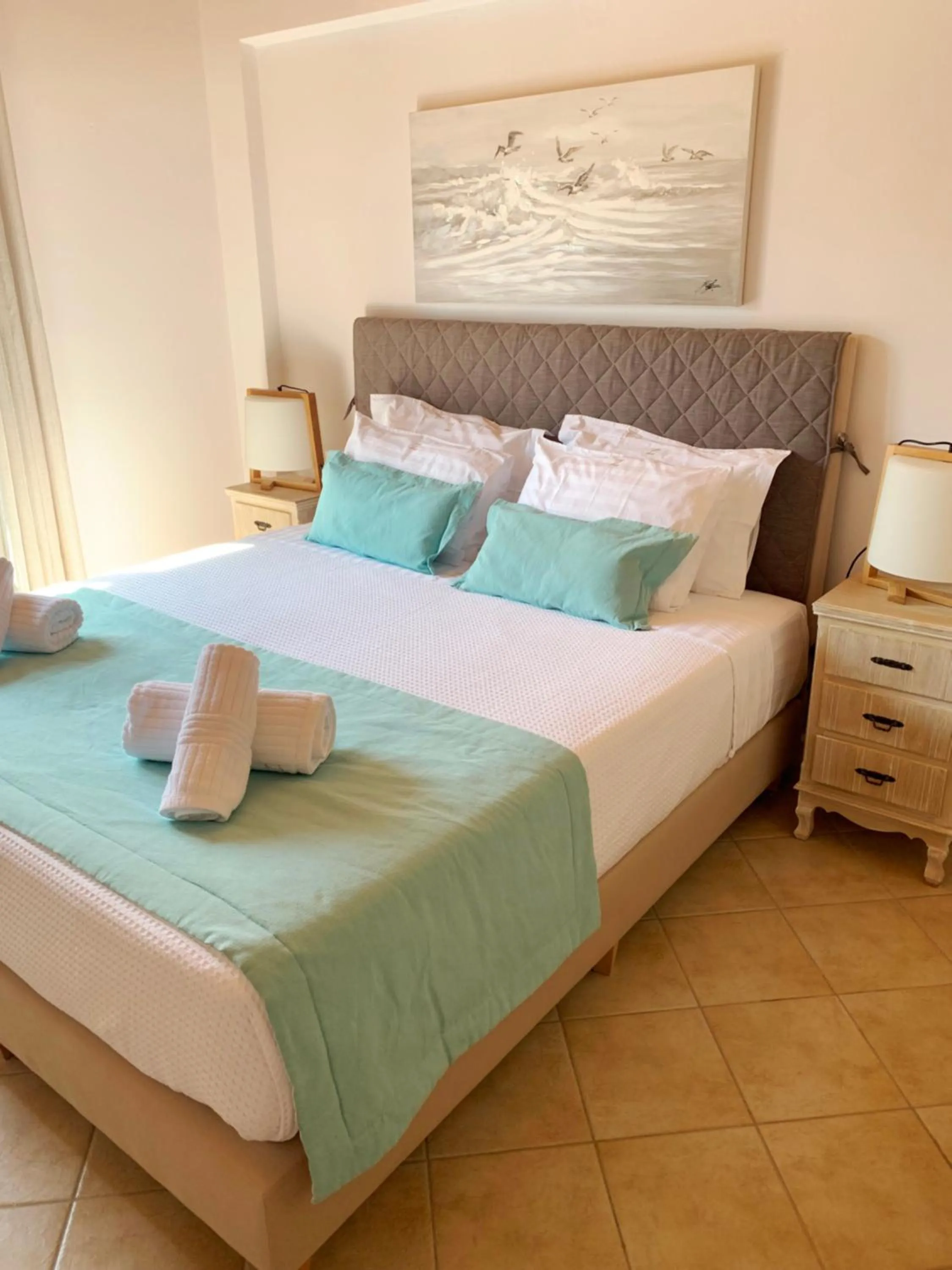Bed in Modus Vivendi Villas