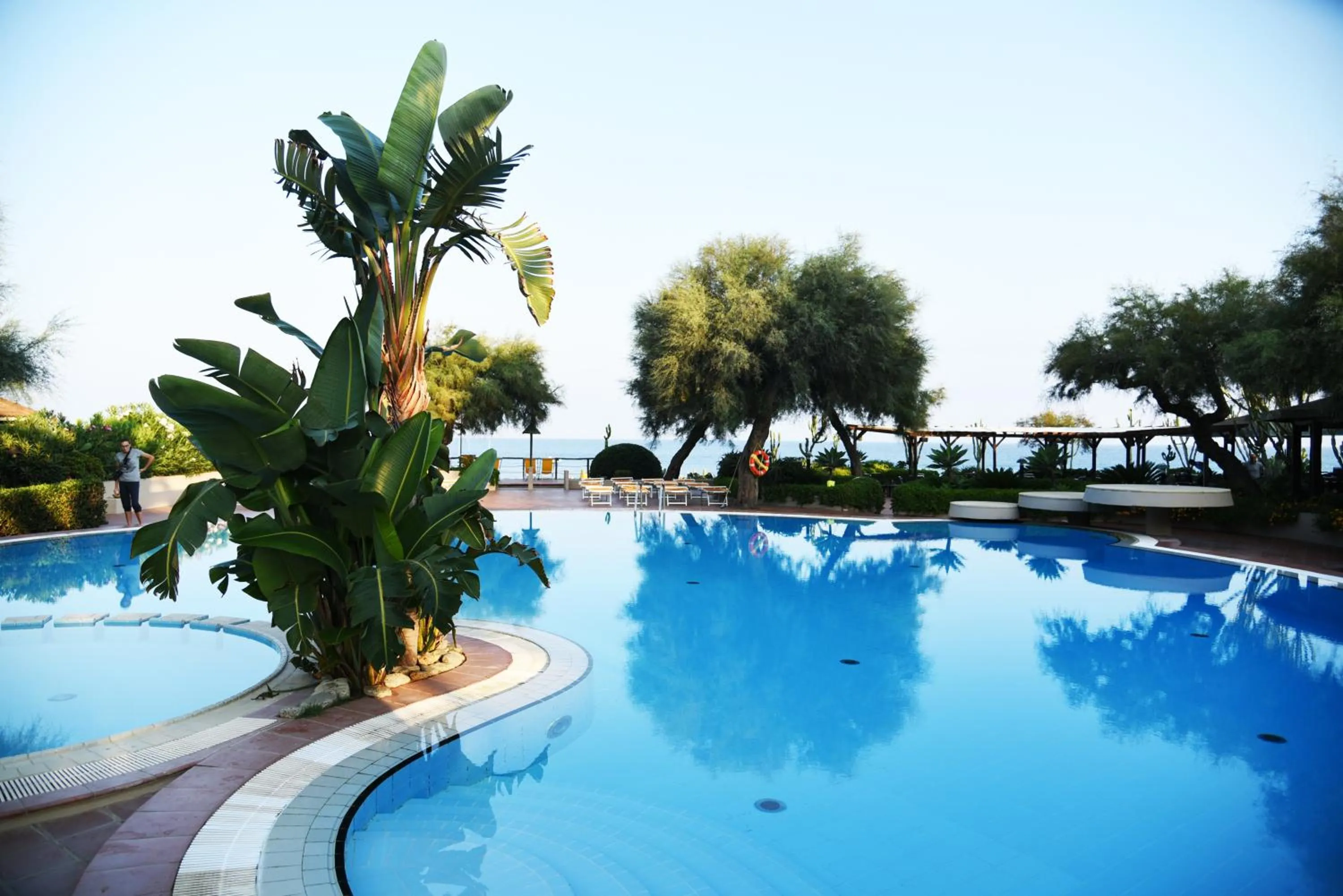 Pool view in Baia Del Sole Resort