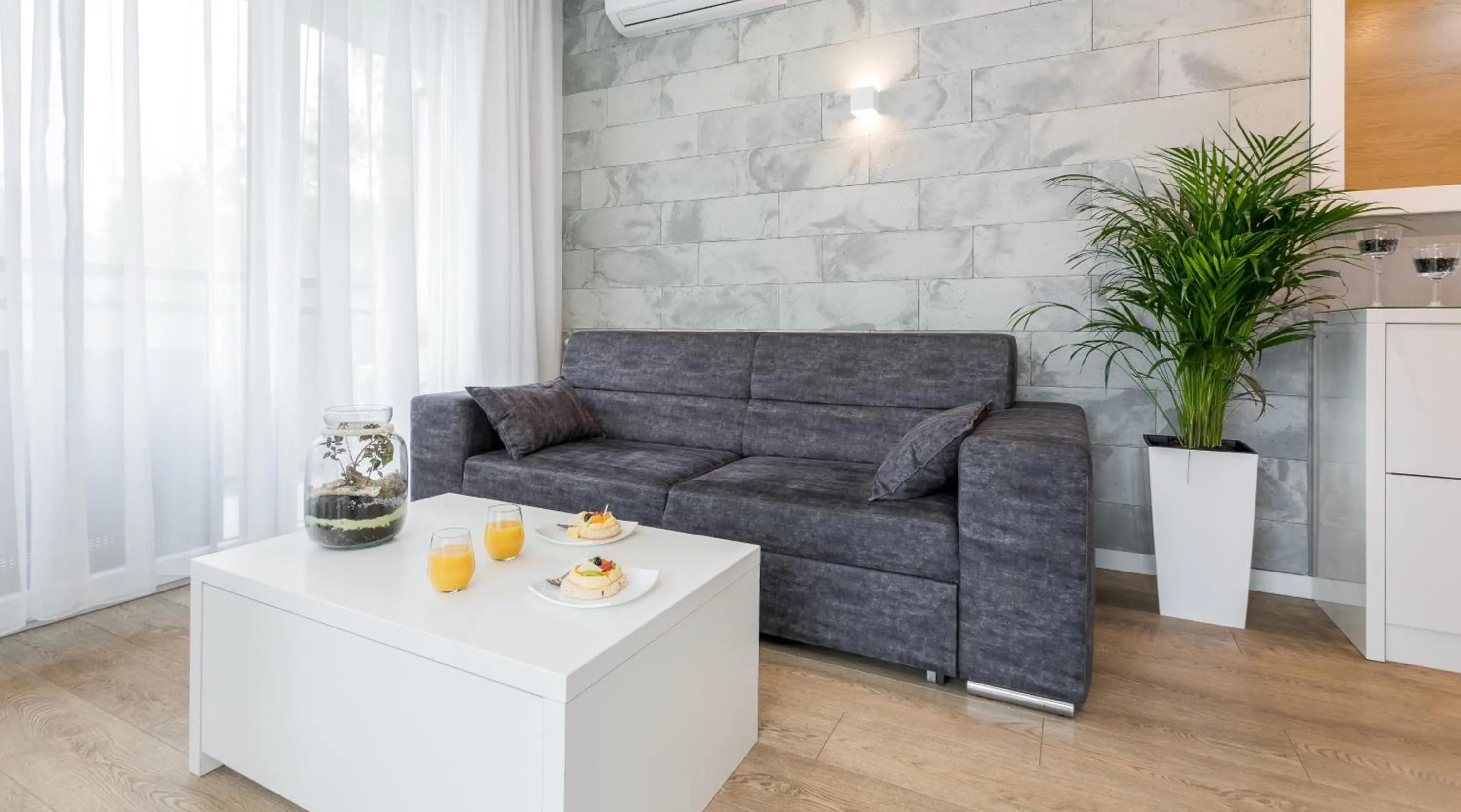 Living room in Ariańska Apartment - lift & AC