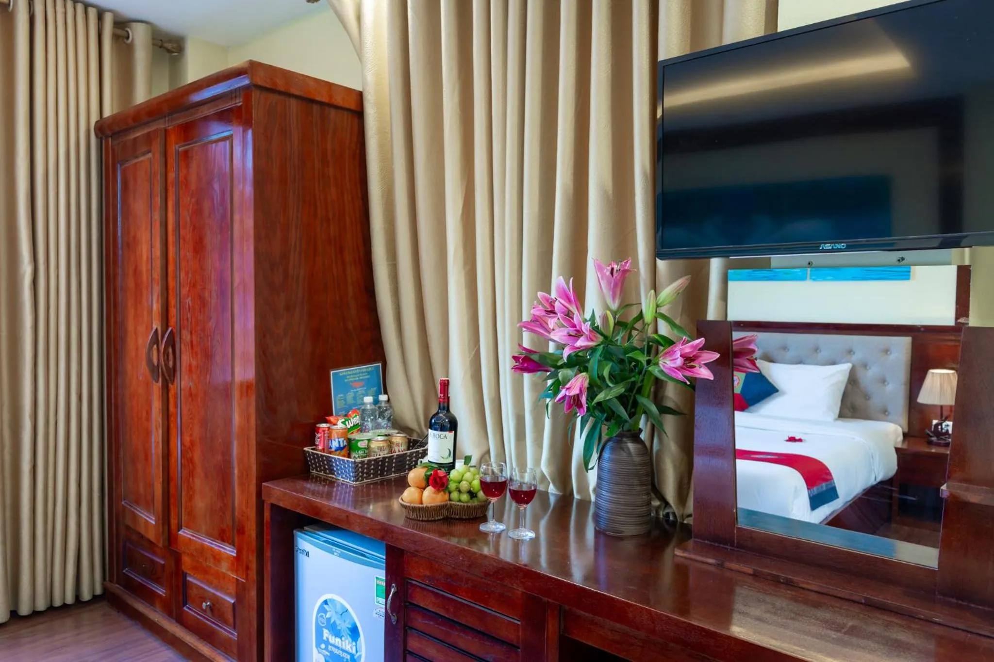 TV and multimedia, Bed in Sapa Hidden Gem Hotel & Spa