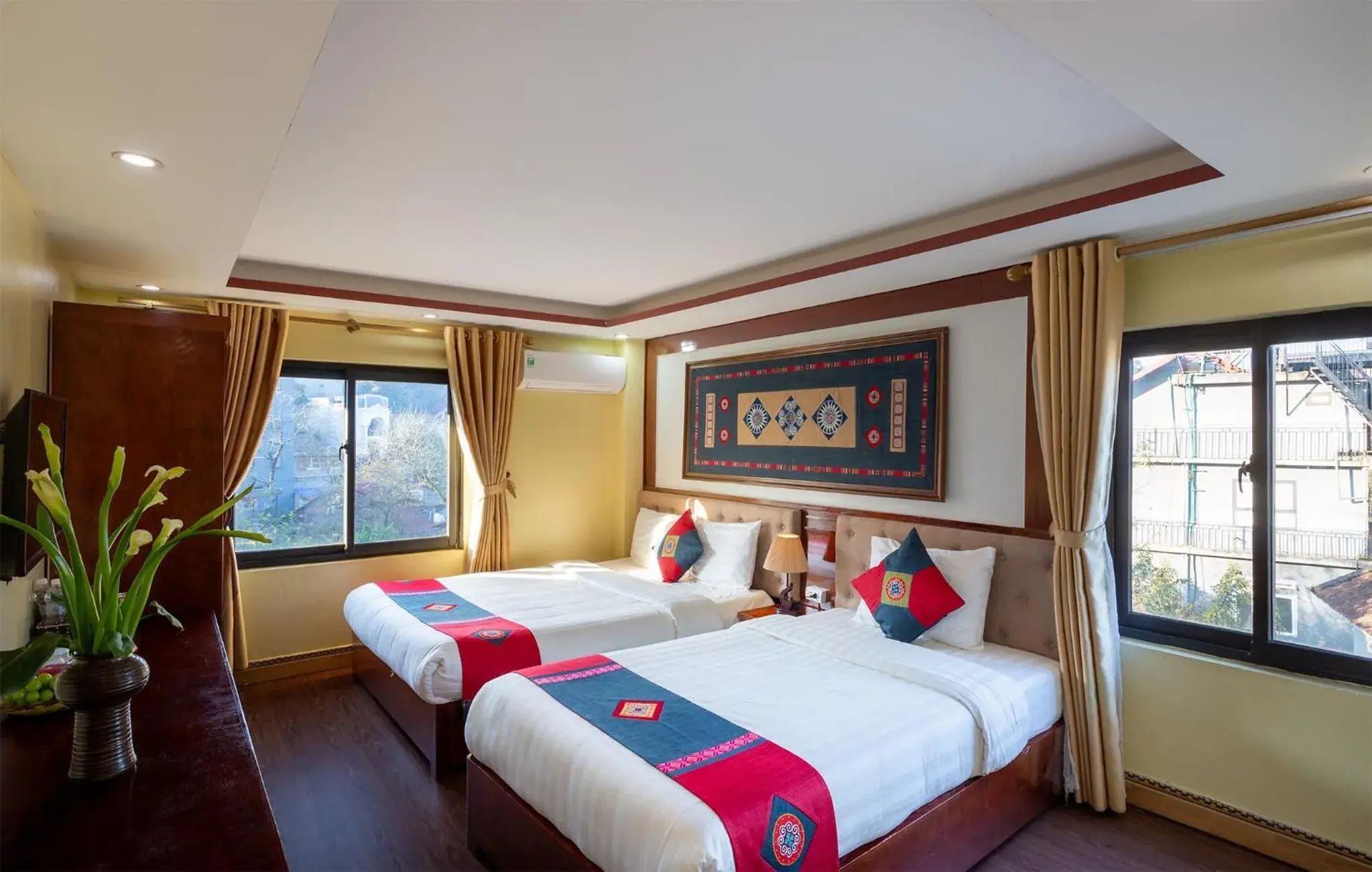 Garden view, Bed in Sapa Hidden Gem Hotel & Spa Garden view, Bed in Sapa Hidden Gem Hotel & Spa
