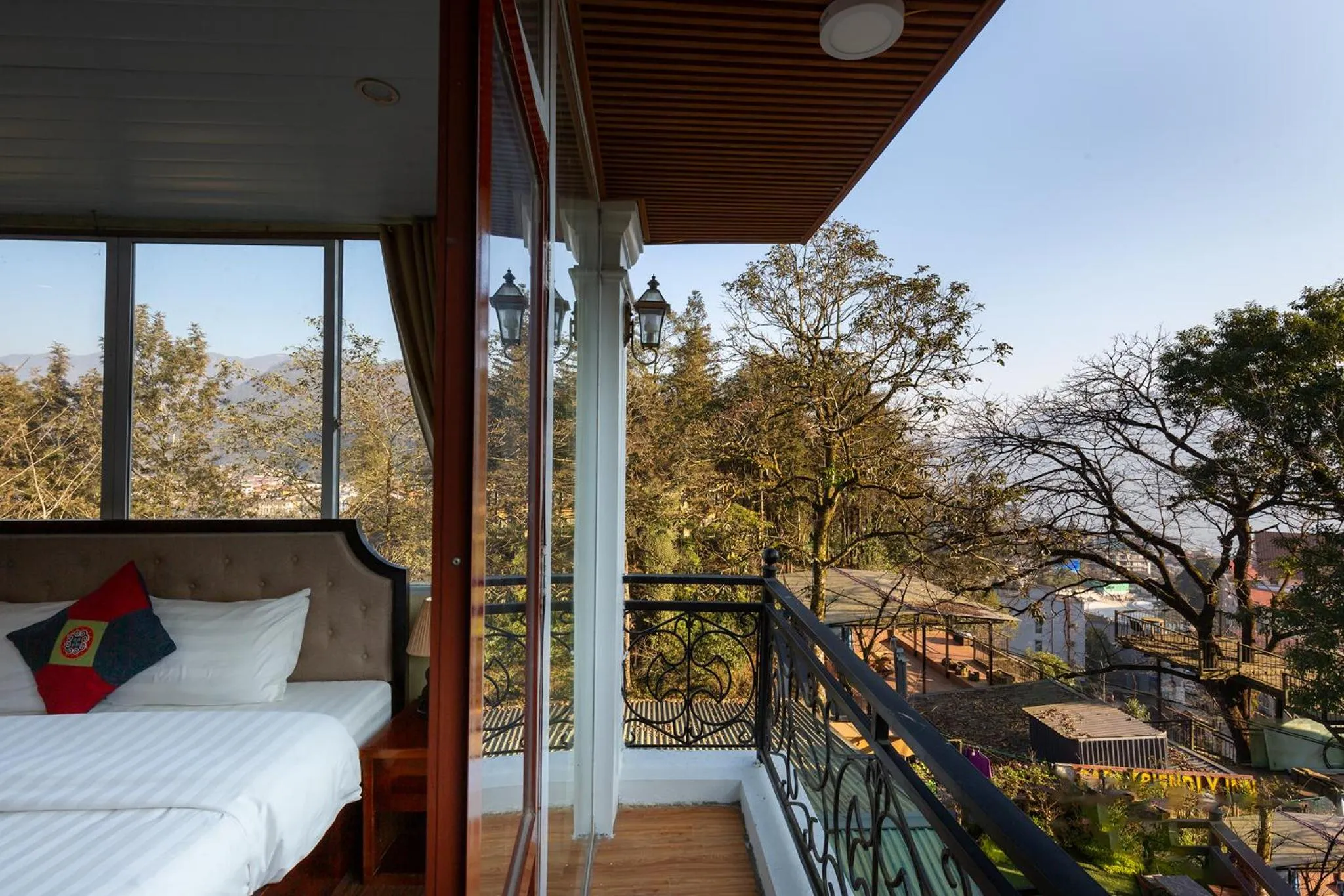 View (from property/room), Bed in Sapa Hidden Gem Hotel & Spa
