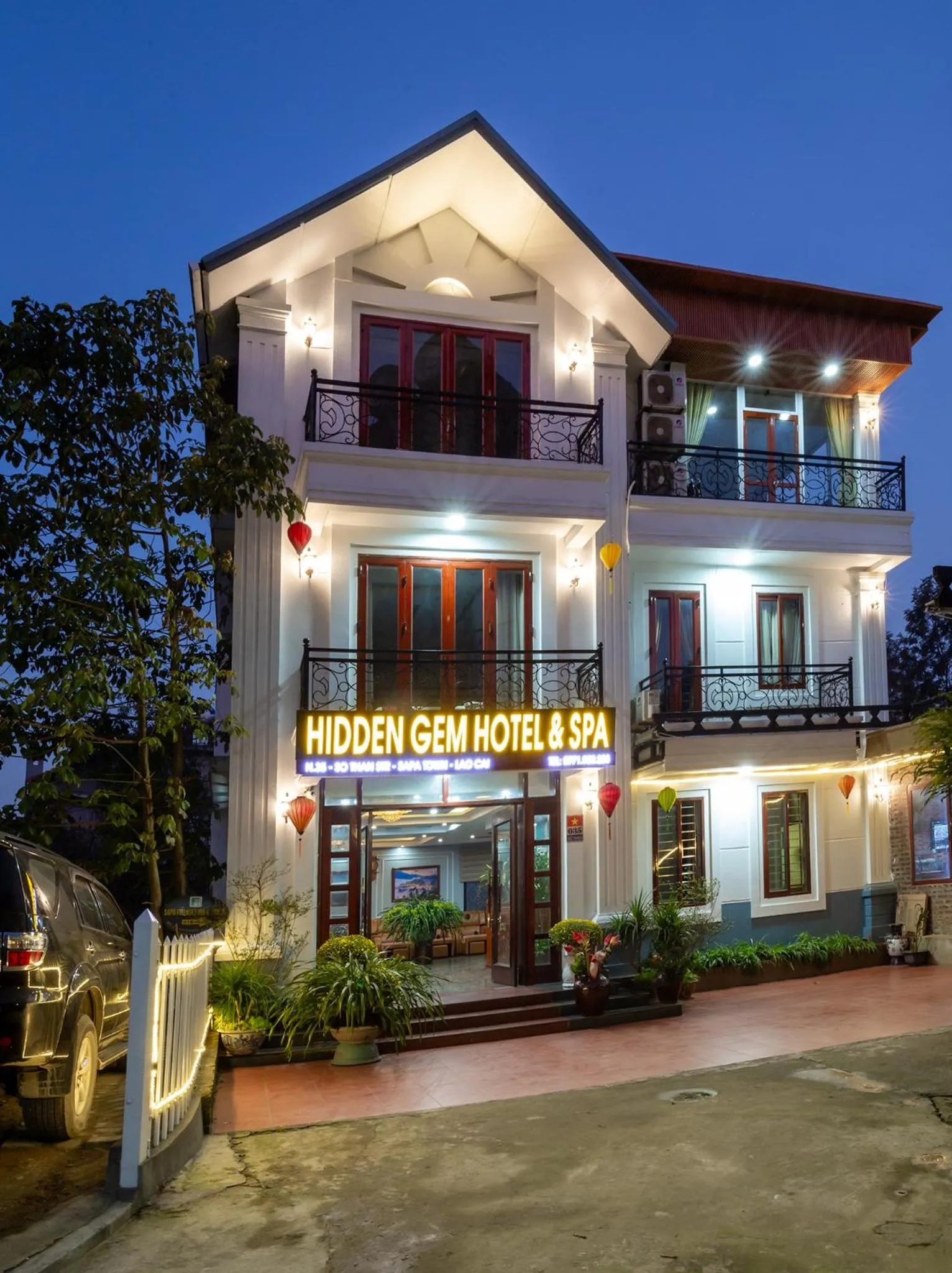 Property building in Sapa Hidden Gem Hotel & Spa