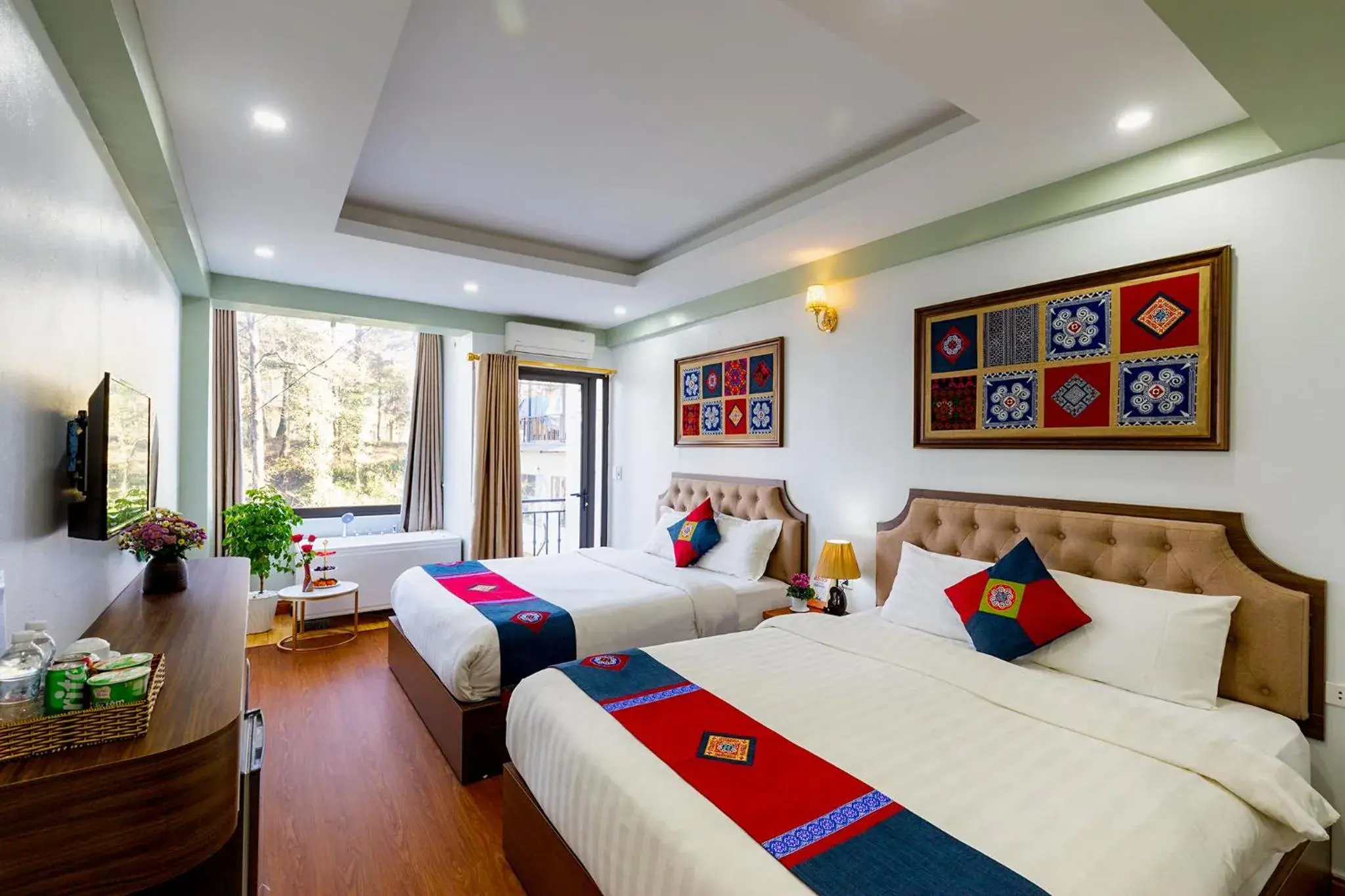 Bed in Sapa Hidden Gem Hotel & Spa Bed in Sapa Hidden Gem Hotel & Spa