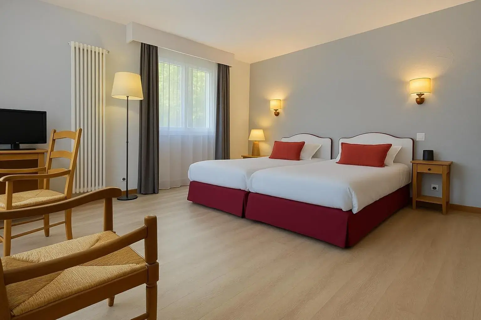 Double or Twin Room (Ground Floor) in LOGIS HÔTEL, CHALETS et RESTAURANT LES CHATELMINÉS Double or Twin Room (Ground Floor) in LOGIS HÔTEL, CHALETS et RESTAURANT LES CHATELMINÉS