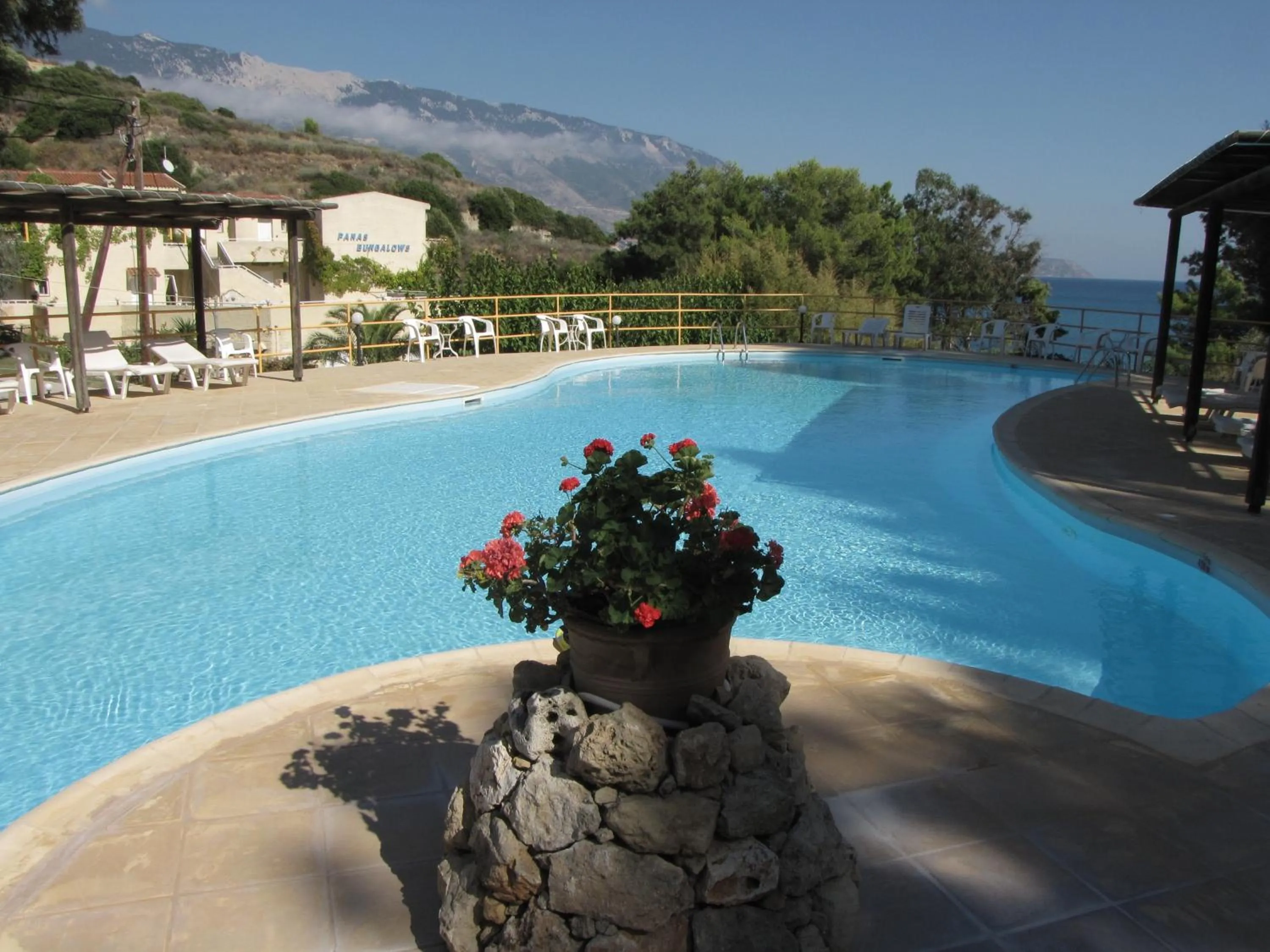 Swimming pool in Panas Hotel