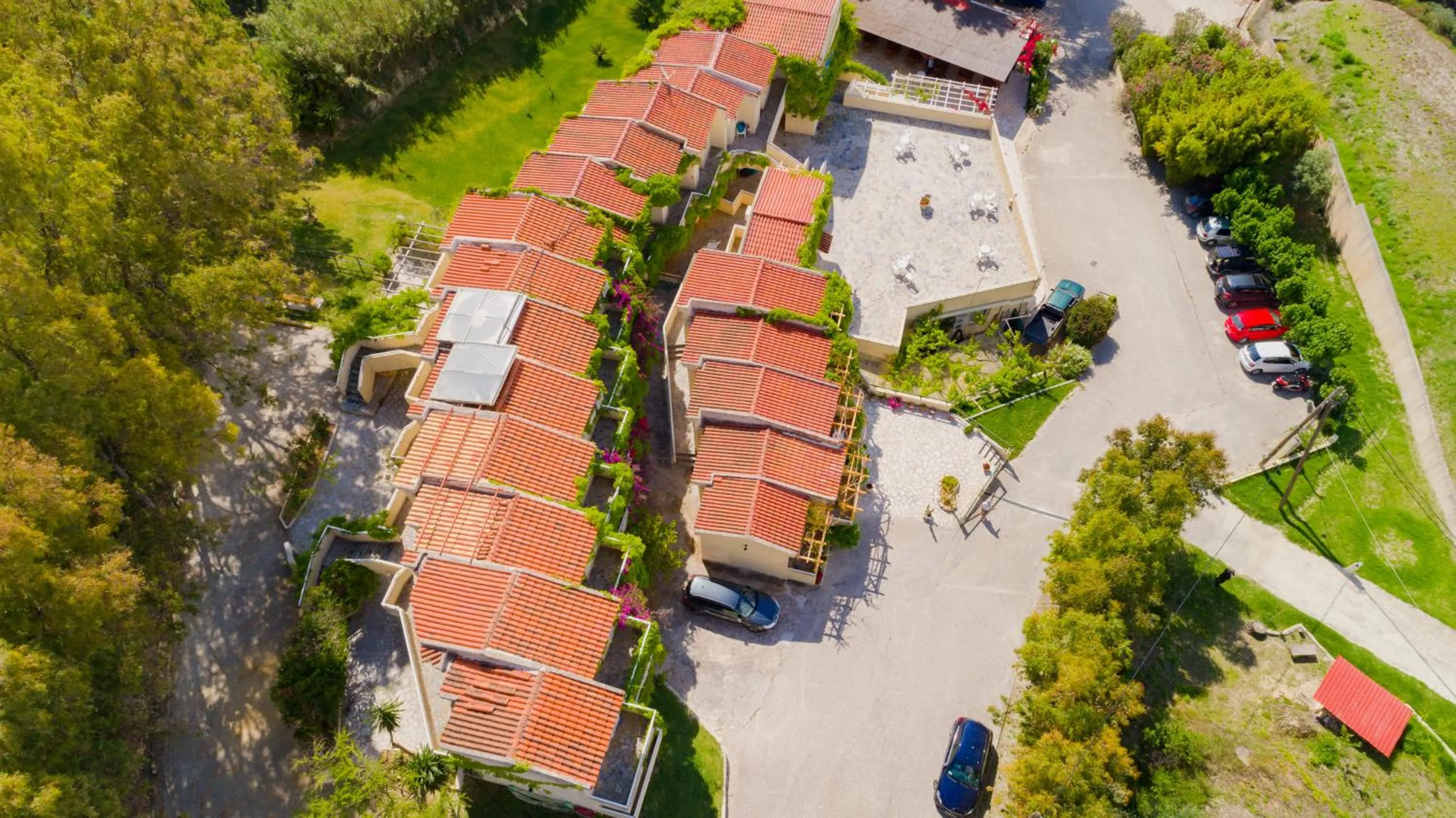 Bird's eye view in Panas Hotel