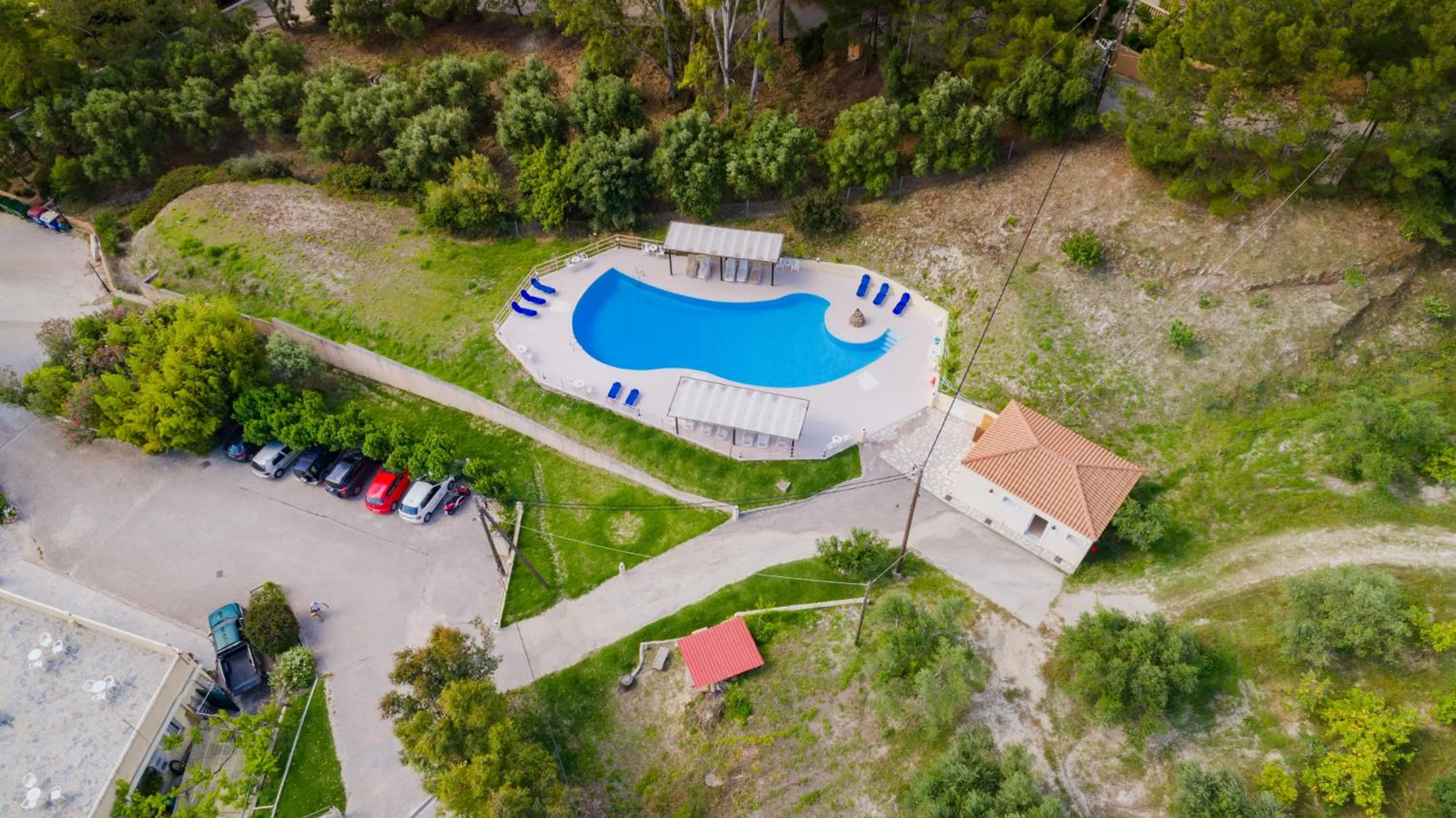 Bird's eye view in Panas Hotel