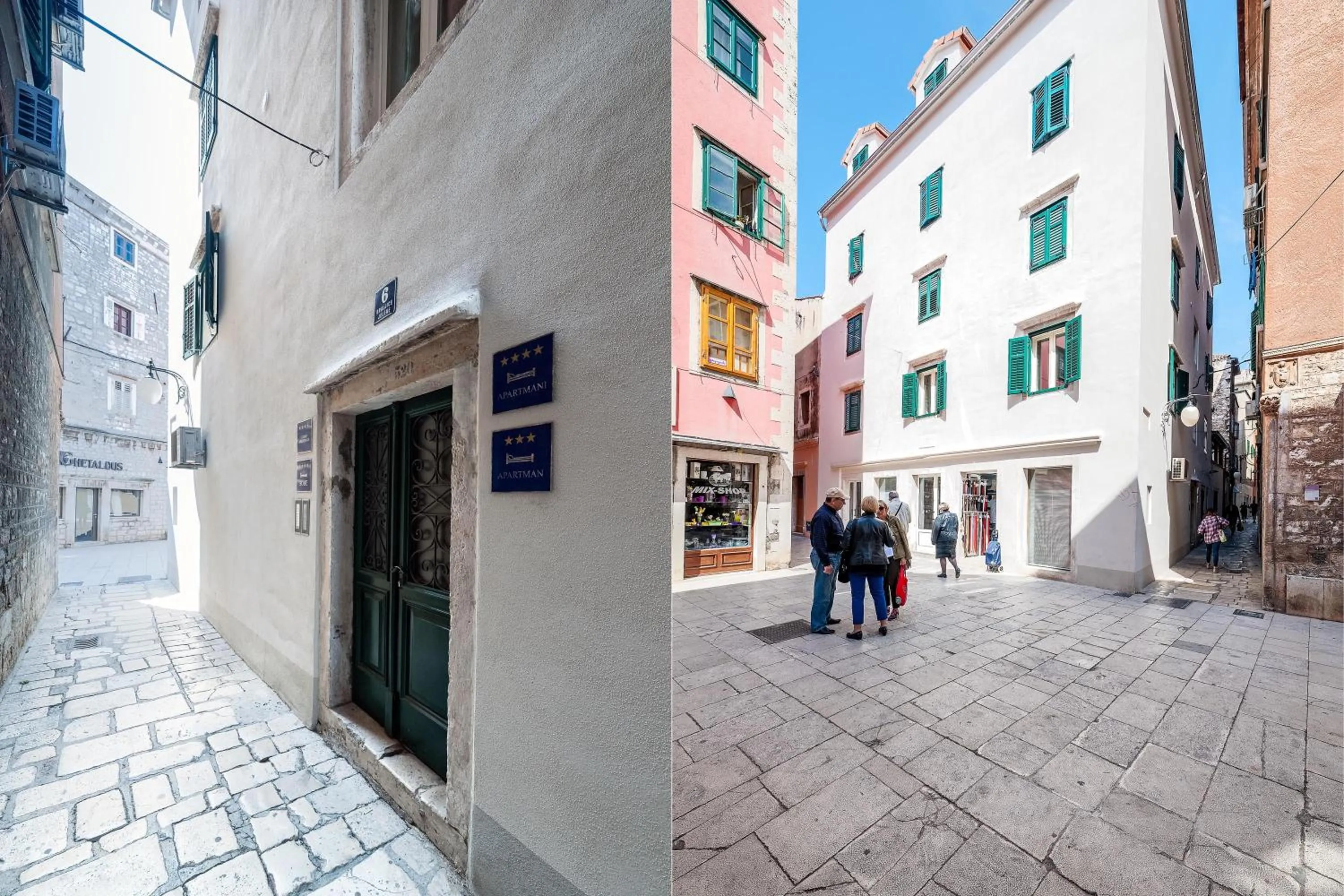 Facade/entrance in Rialto luxury rooms and apartments