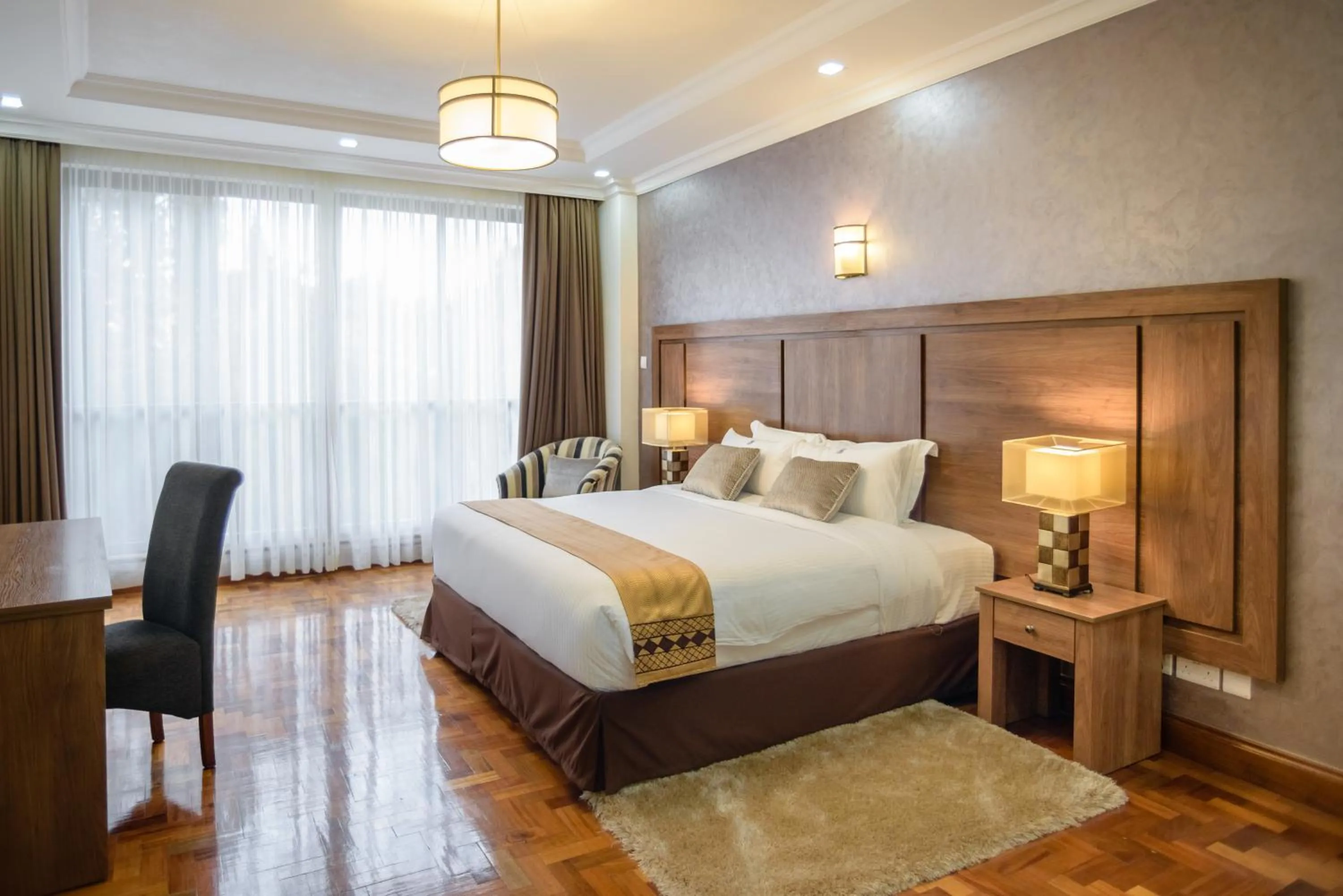 Bed in GemSuites Riverside Serviced Apartments and Hotel, Nairobi